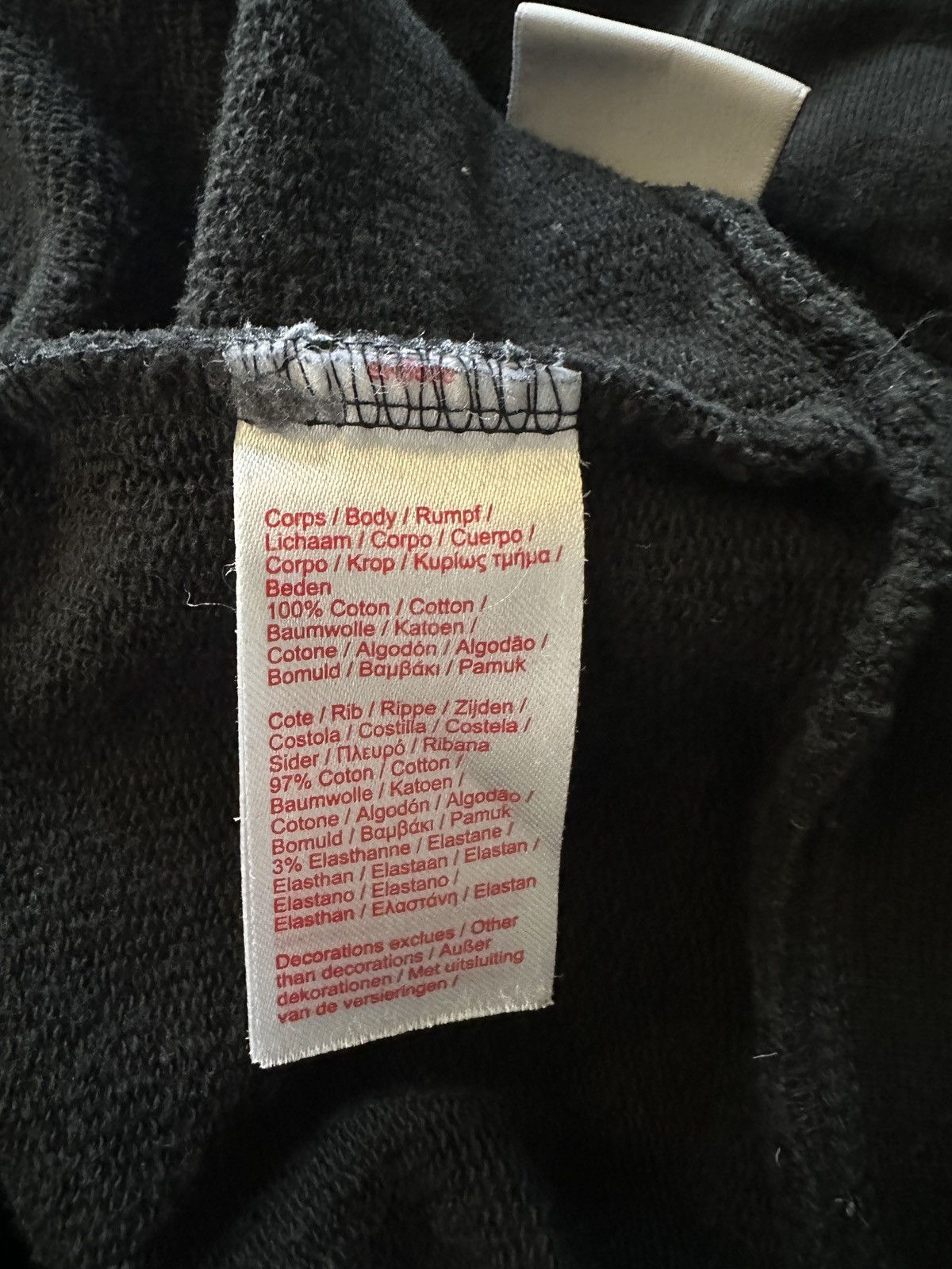 Lacoste × Supreme Supreme X Lacoste Black Hooded Sweatshirt Size US S / EU 44-46 / 1 - 6 Thumbnail