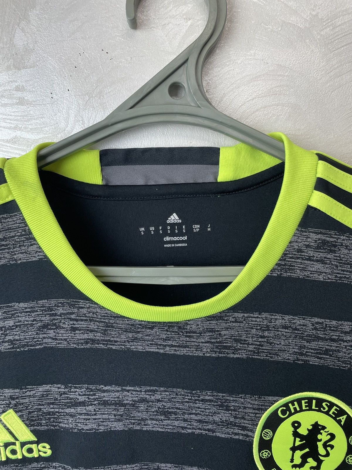 Adidas CHELSEA 2016 2018 AWAY FOOTBALL SHIRT SOCCER JERSEY S Men Size US S / EU 44-46 / 1 - 4 Thumbnail