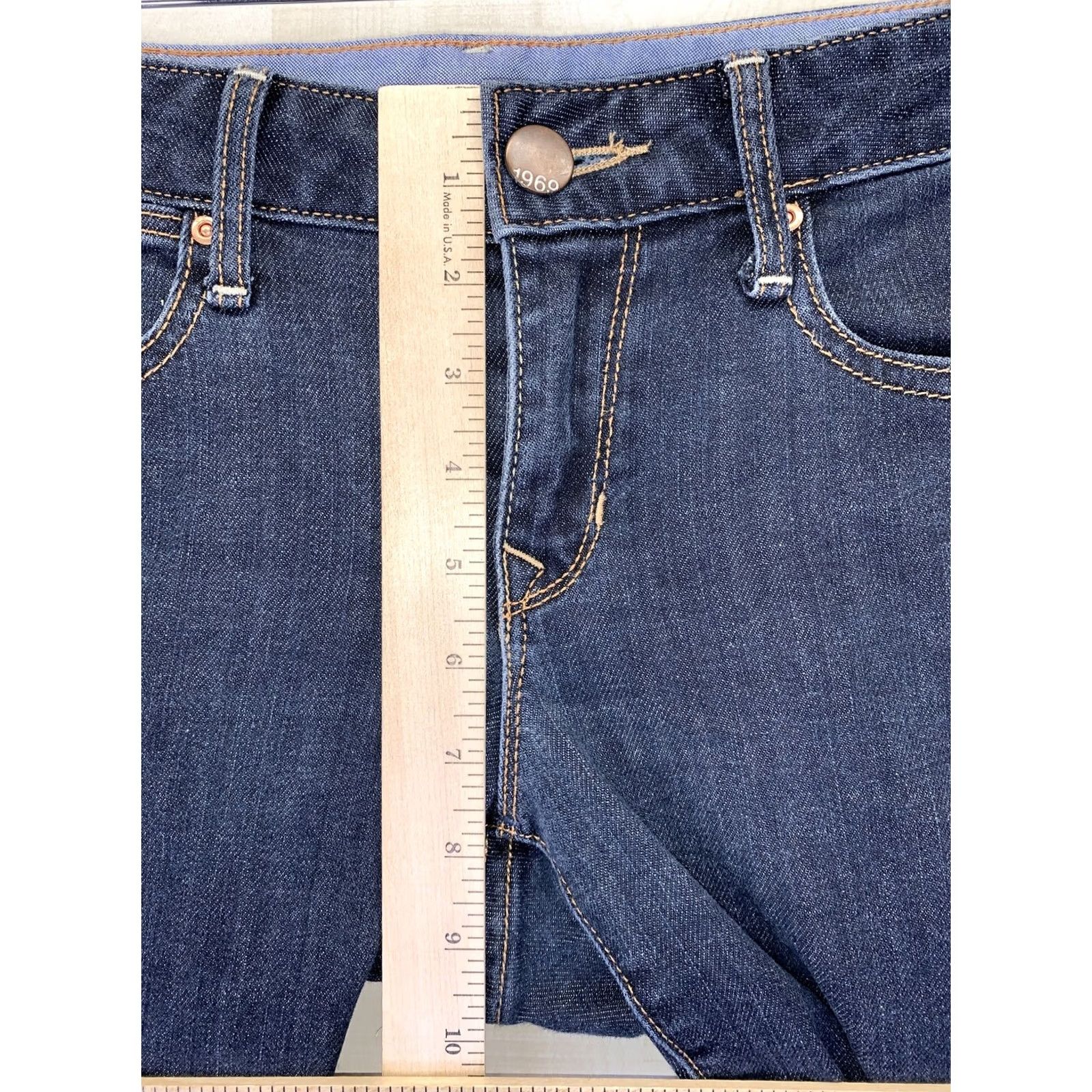 Gap Gap Dark Wash Ankle Skinny Denim Women’s Jeans 28/6-10503 Slim Cotton Blend Stretch Blue Sizes 6 Regular Women Mids 28In Inseam See Photo Size 28" / US 6 / IT 42 - 3 Thumbnail