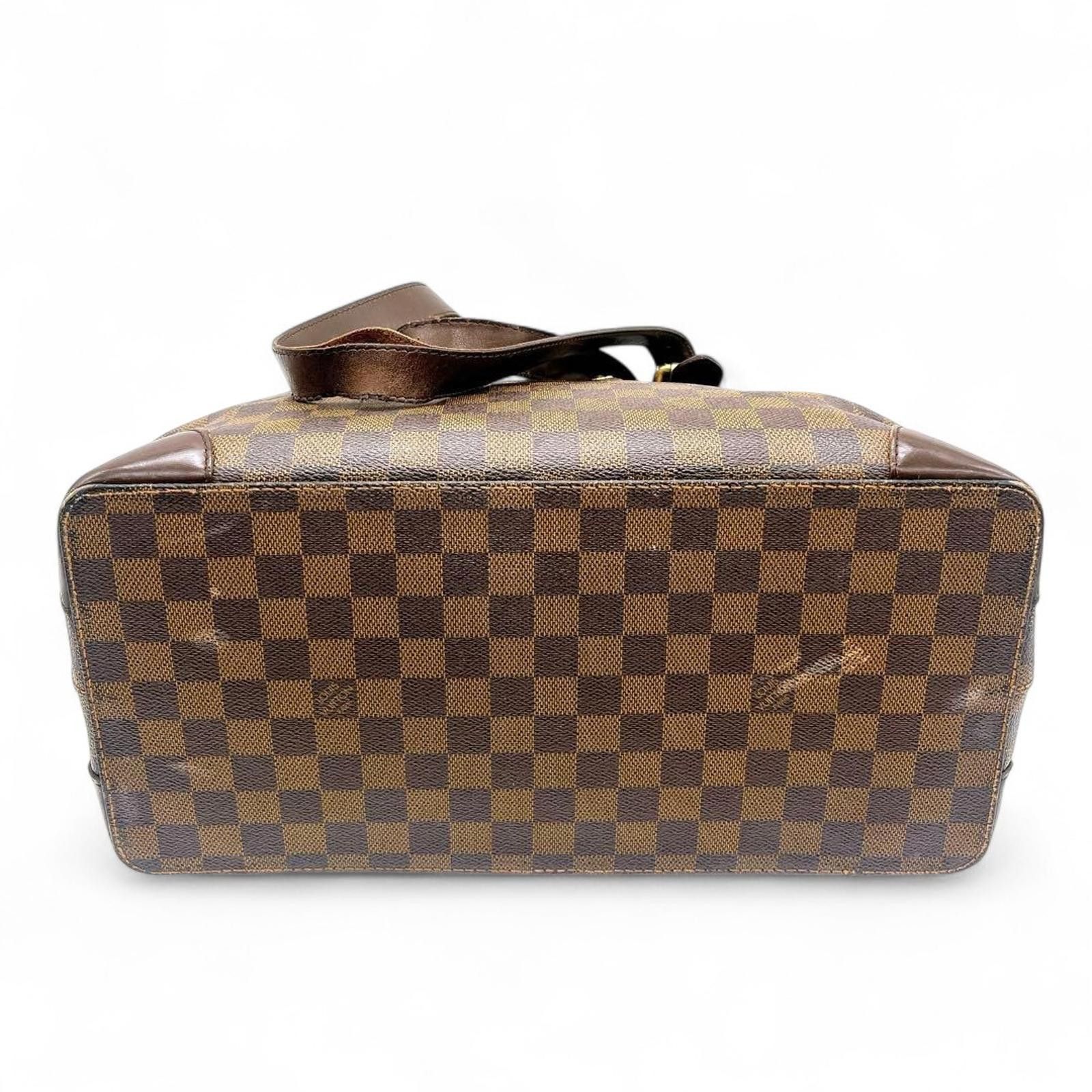 Louis Vuitton Louis Vuitton - Damier Ebene Canvas Handbag Leather Size ONE SIZE - 3 Thumbnail