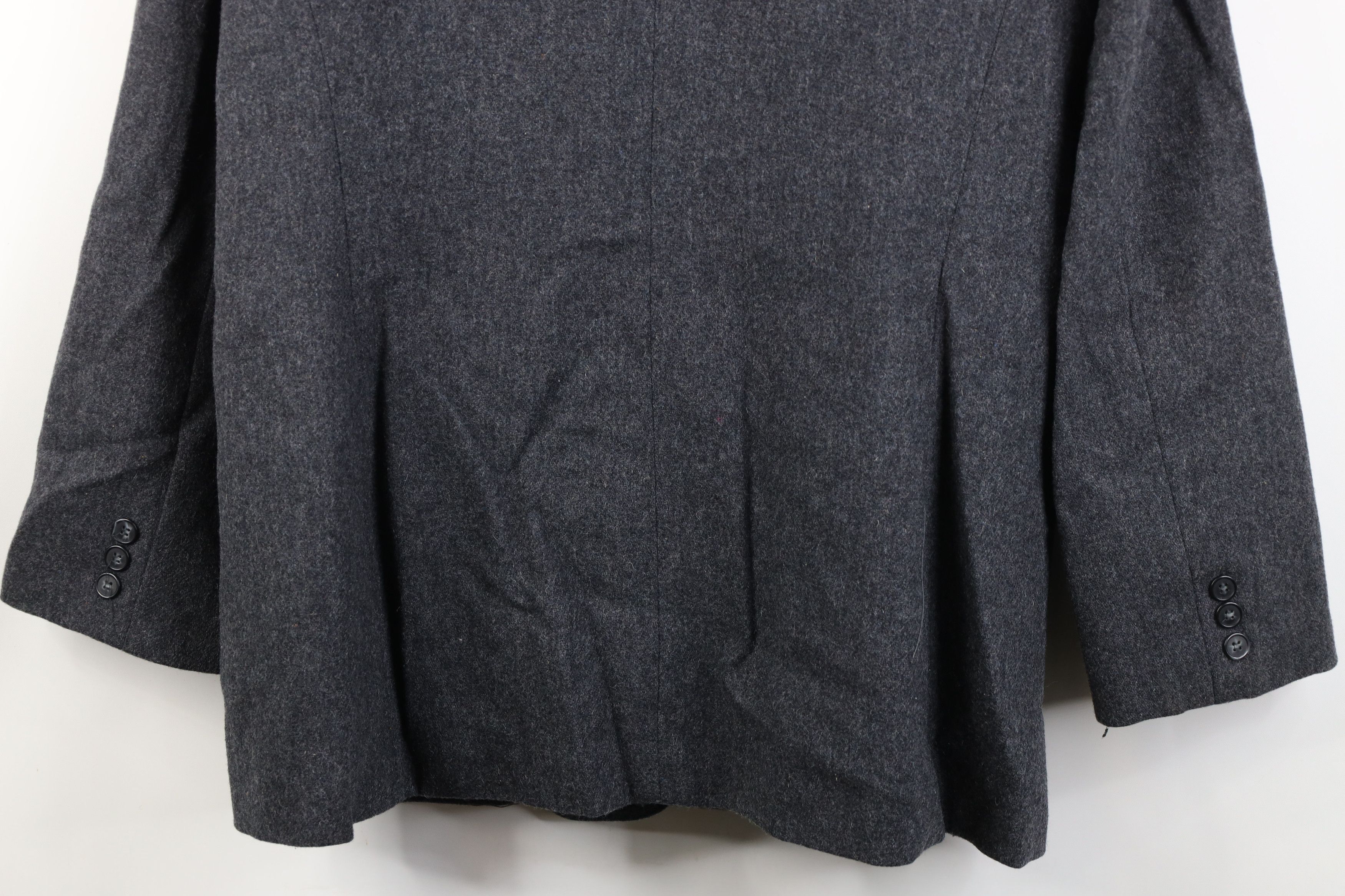 Vintage Vintage 90s Streetwear Button Suit Coat Blazer Jacket Gray Size XXL / US 16-18 / IT 52-54 - 14 Thumbnail