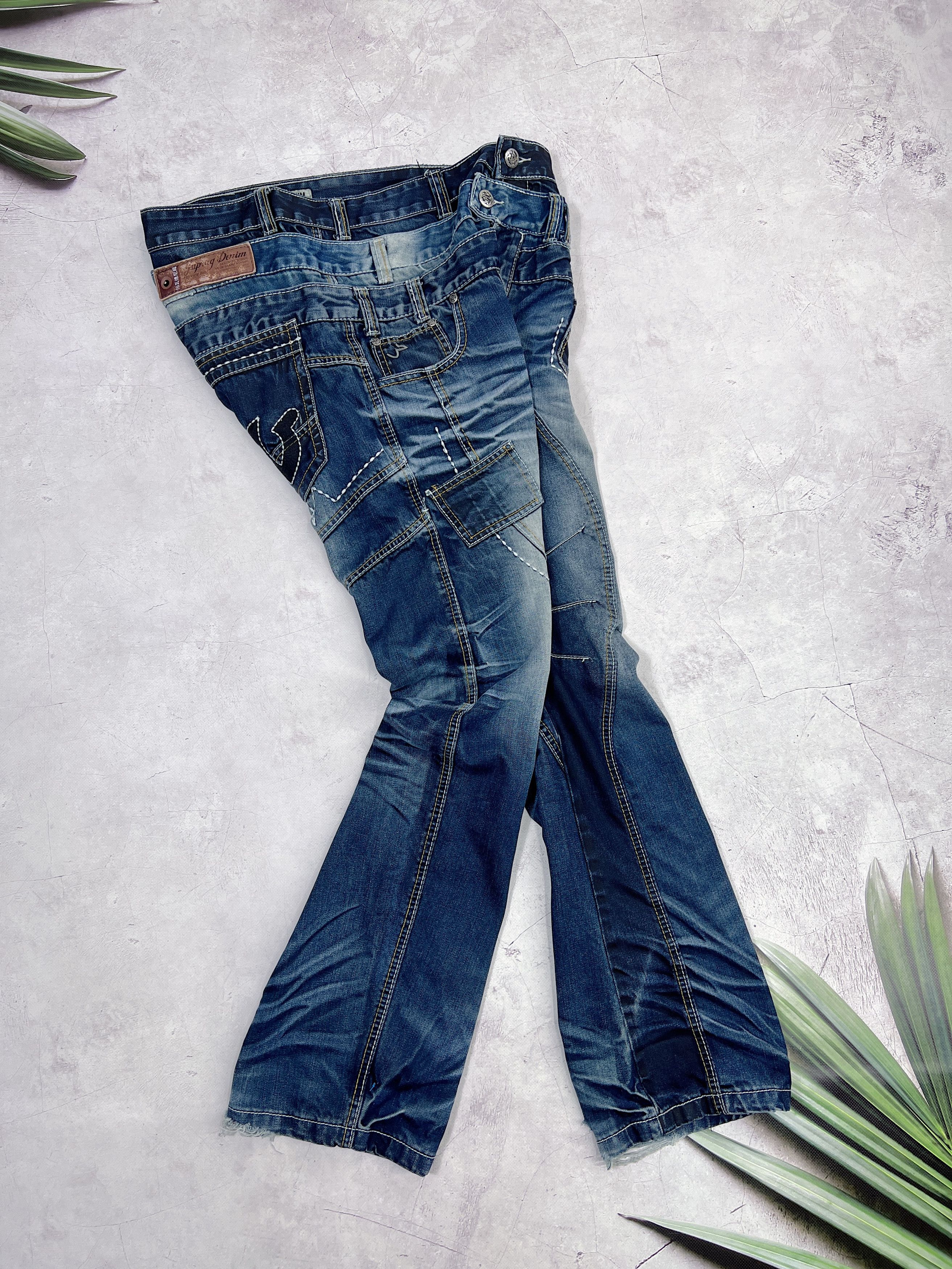 Japanese Brand Japrag Denim By Okishana Samoko Japanese Jeans Pants Size US 36 / EU 52 - 8 Thumbnail