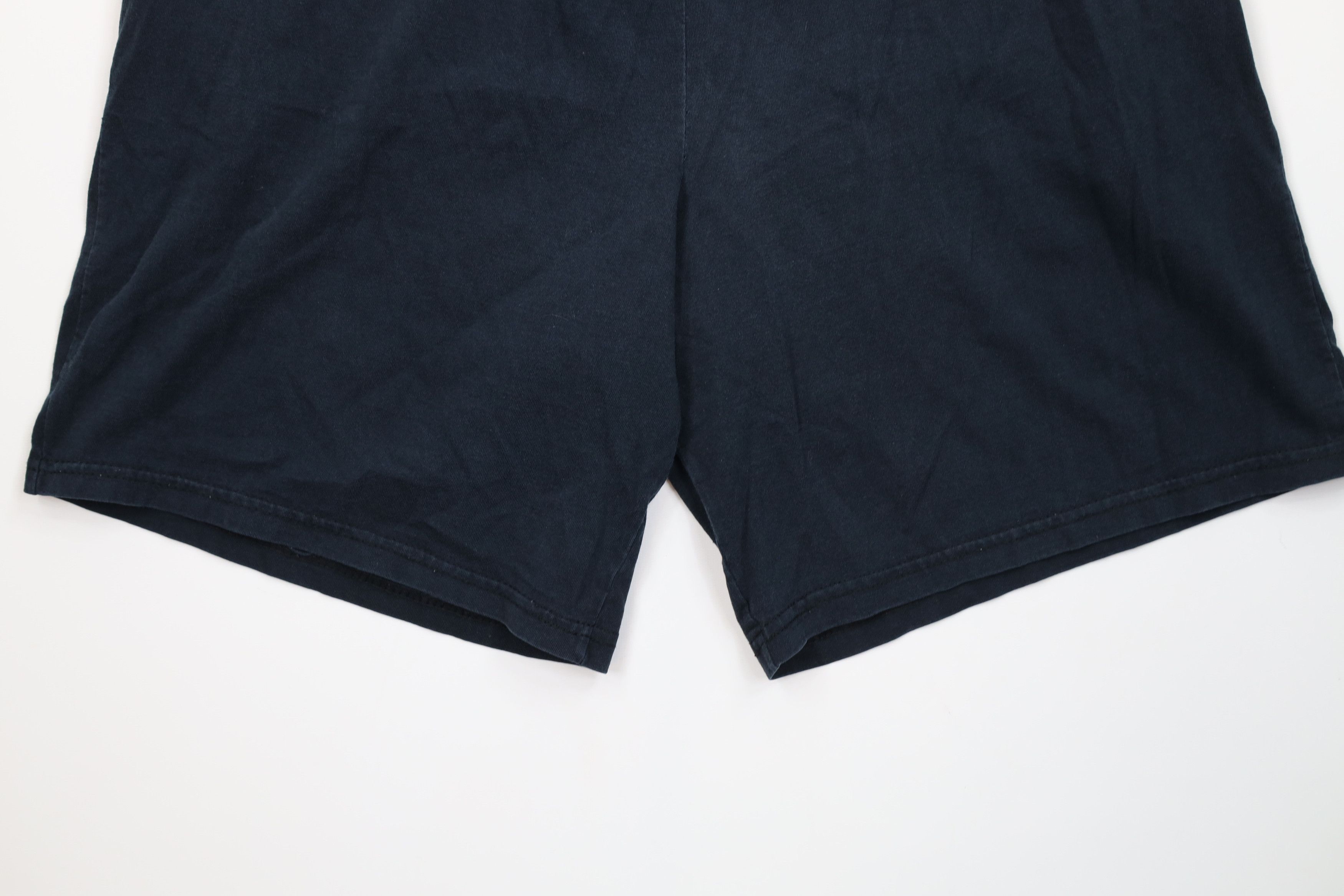 Vintage Vintage Y2K Streetwear Blank Above Knee Shorts Black Cotton Size US 34 / EU 50 - 4 Thumbnail