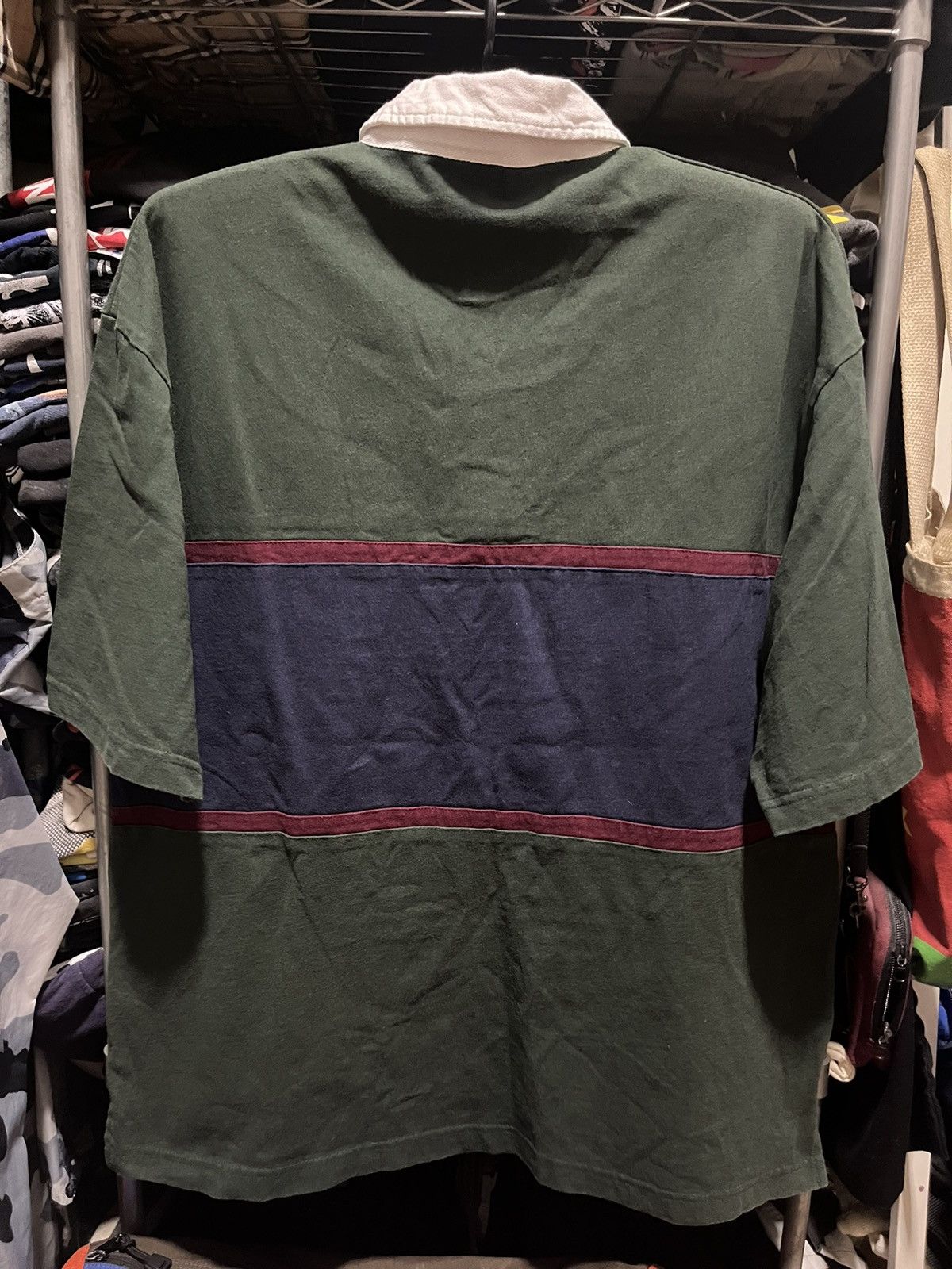 Converse Converse One Star Striped Rugby Shirt Logo Size US L / EU 52-54 / 3 - 2 Thumbnail