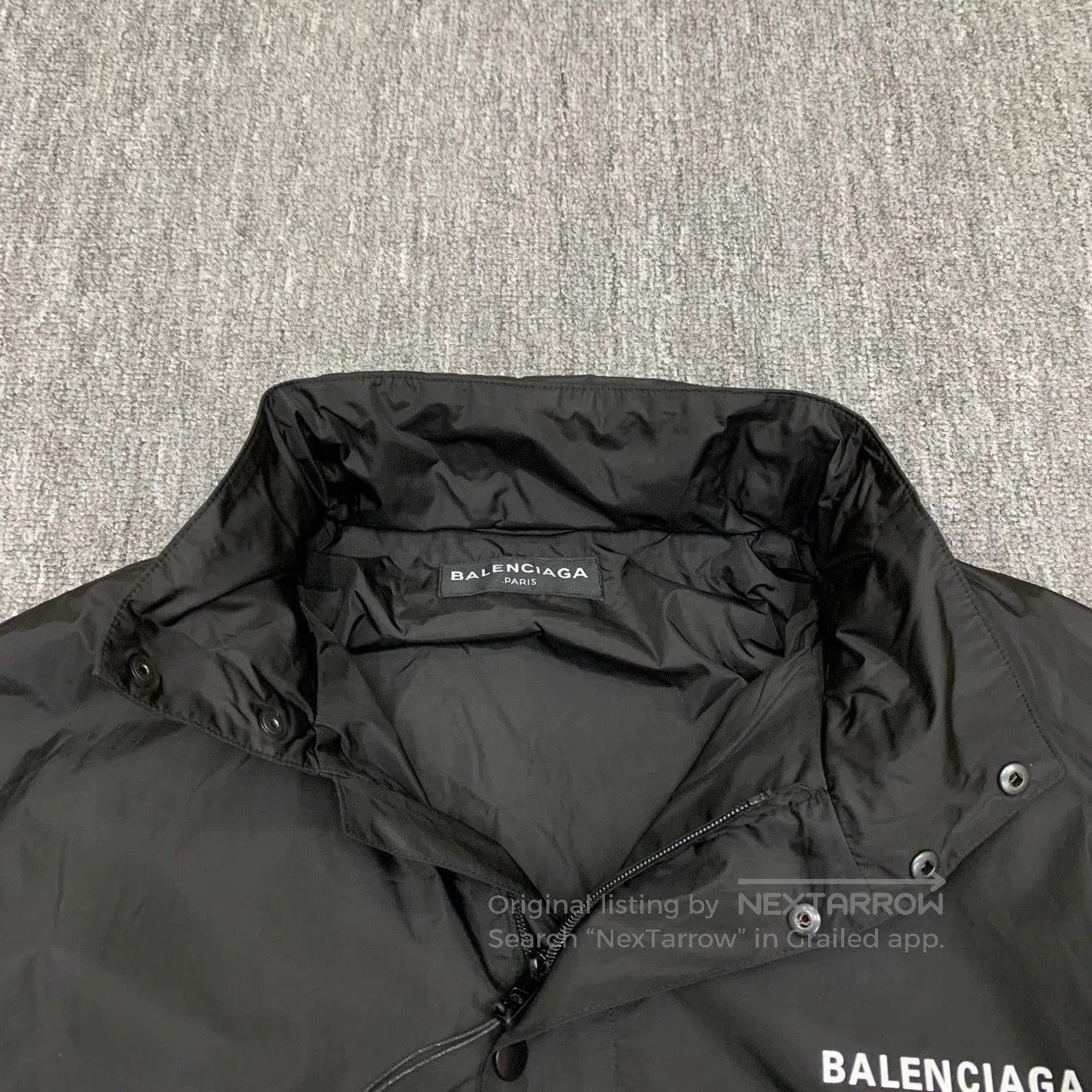 Balenciaga black nylon parka jacket from Balenciaga. Size US S / EU 44-46 / 1 - 8 Thumbnail