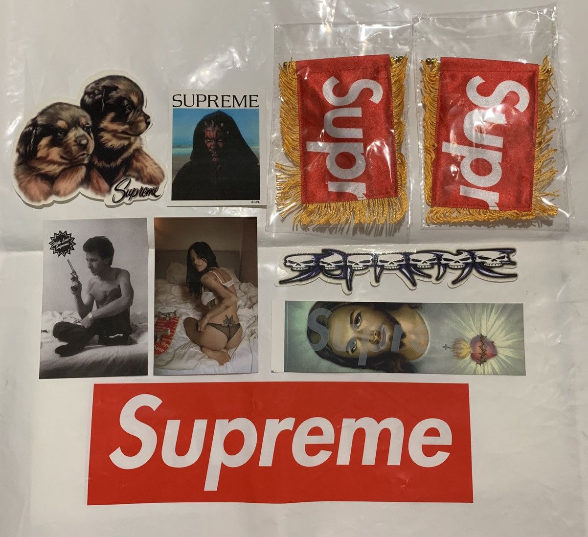 Supreme Fw26 Sticker Bundle Box Logo Free Gift, Men's
