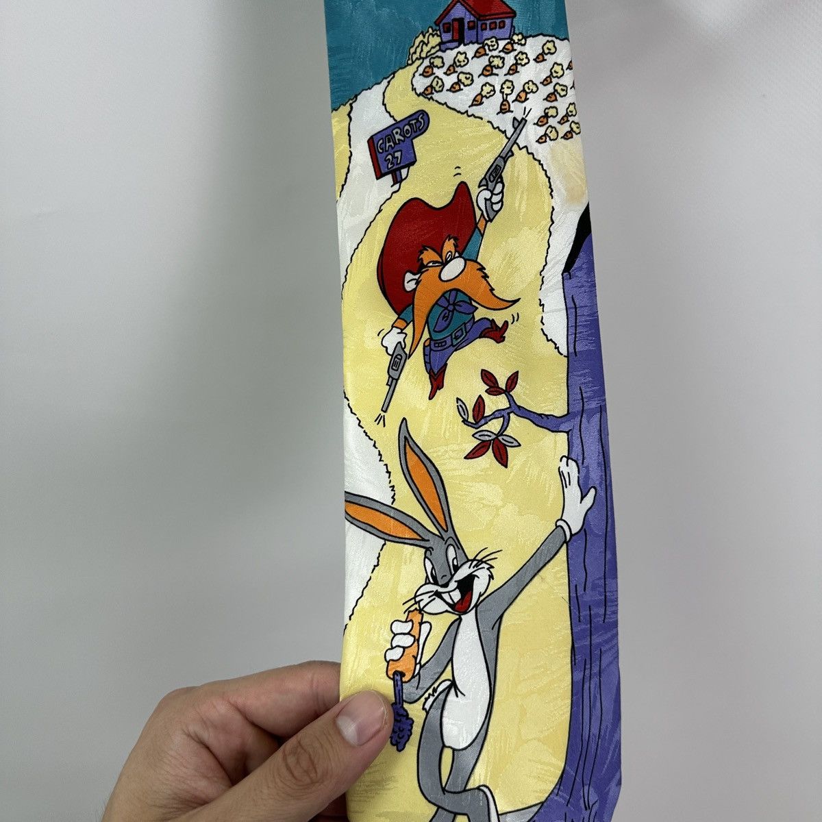 Vintage Vintage 90s Looney Tunes Warner Bros Bugs Bunny tie y2k Size ONE SIZE - 2 Thumbnail