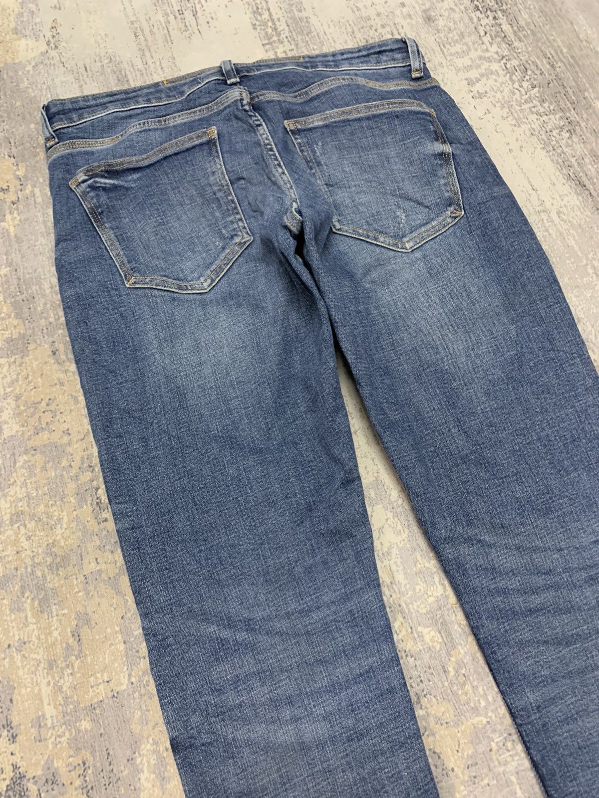 Designer × Jean × Zara Zara Thrasher Skinny-Fit Distressed Jeans 34x30 Size US 34 / EU 50 - 11 Thumbnail