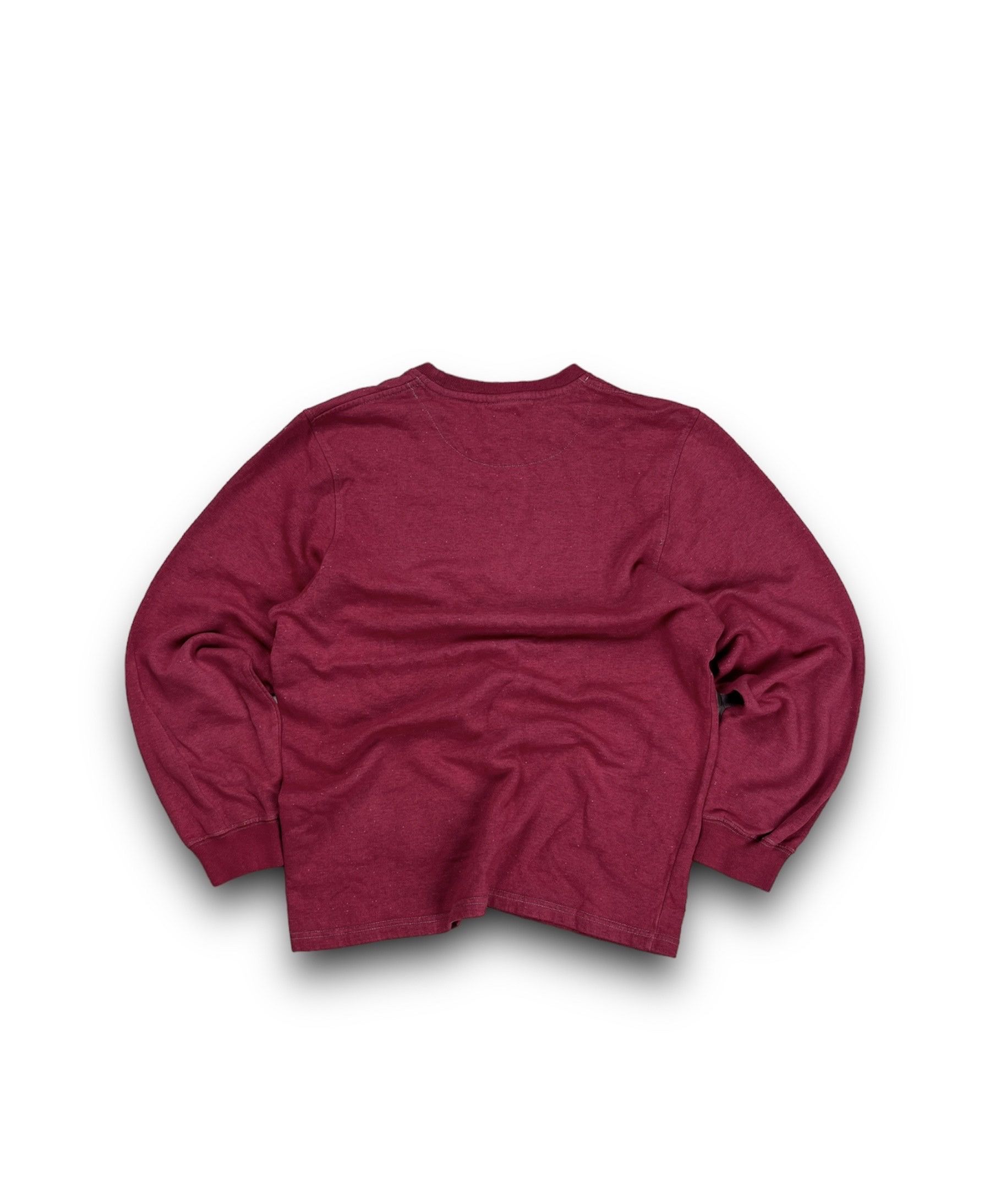Nike Nike Vintage Sweatshirt Small Logo Size Small Burgundi Size US S / EU 44-46 / 1 - 2 Thumbnail