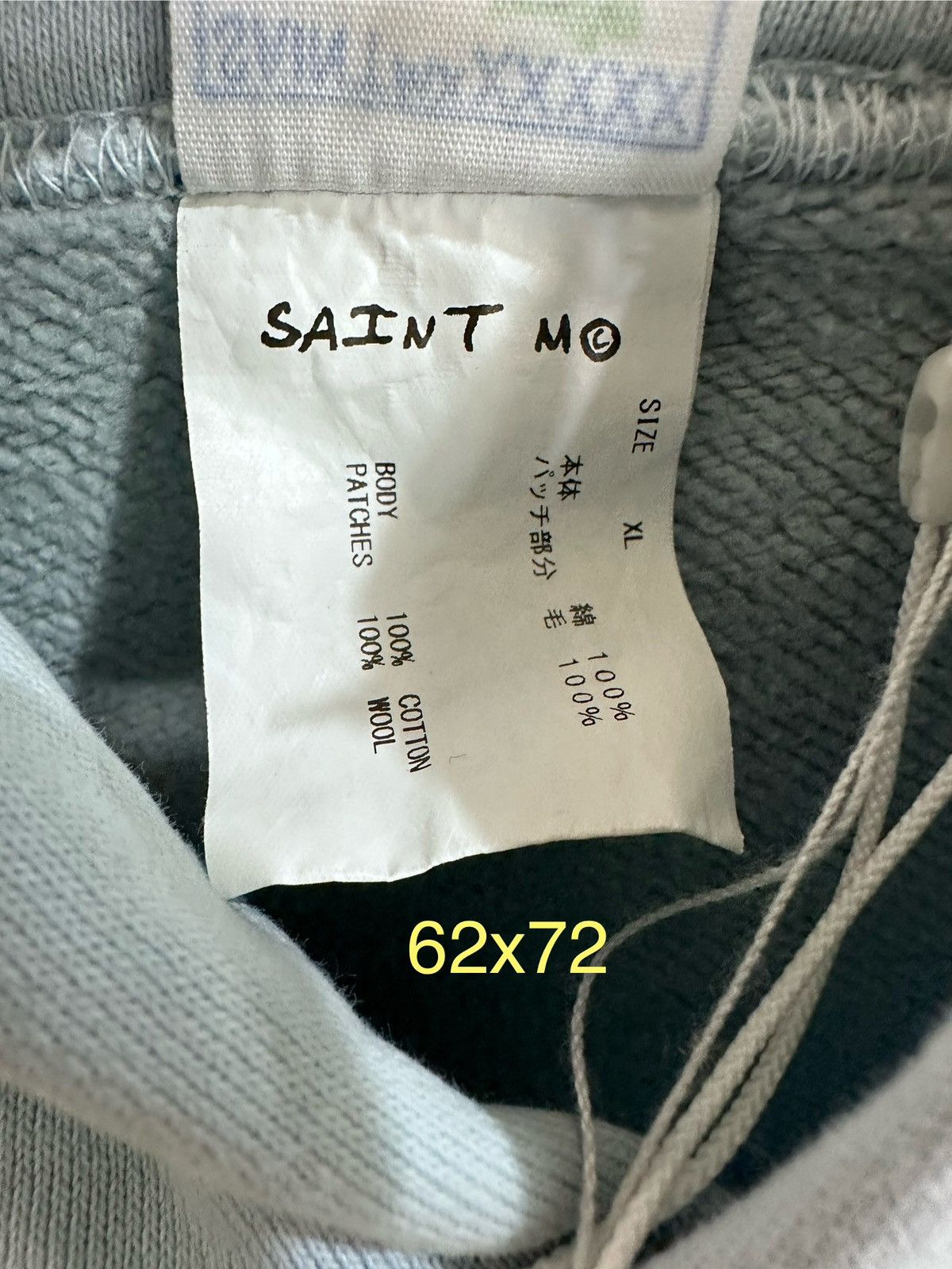Japanese Brand × Saint Michael SAINT MICHAEL HOLY RELICS FELT HOODIE Blue XL Size US XL / EU 56 / 4 - 4 Thumbnail