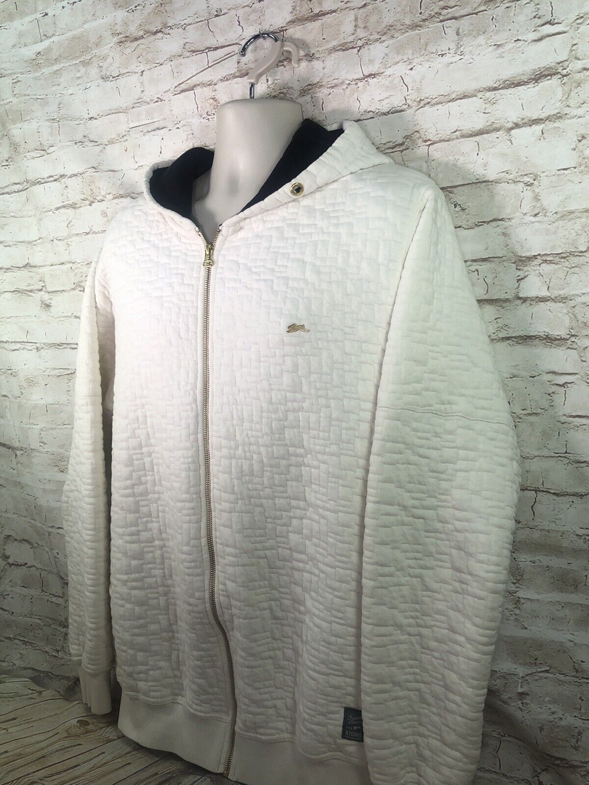 Other A. Tiziano quilted cotton jersey sweatshirt zip hoodie Size US XL / EU 56 / 4 - 3 Thumbnail