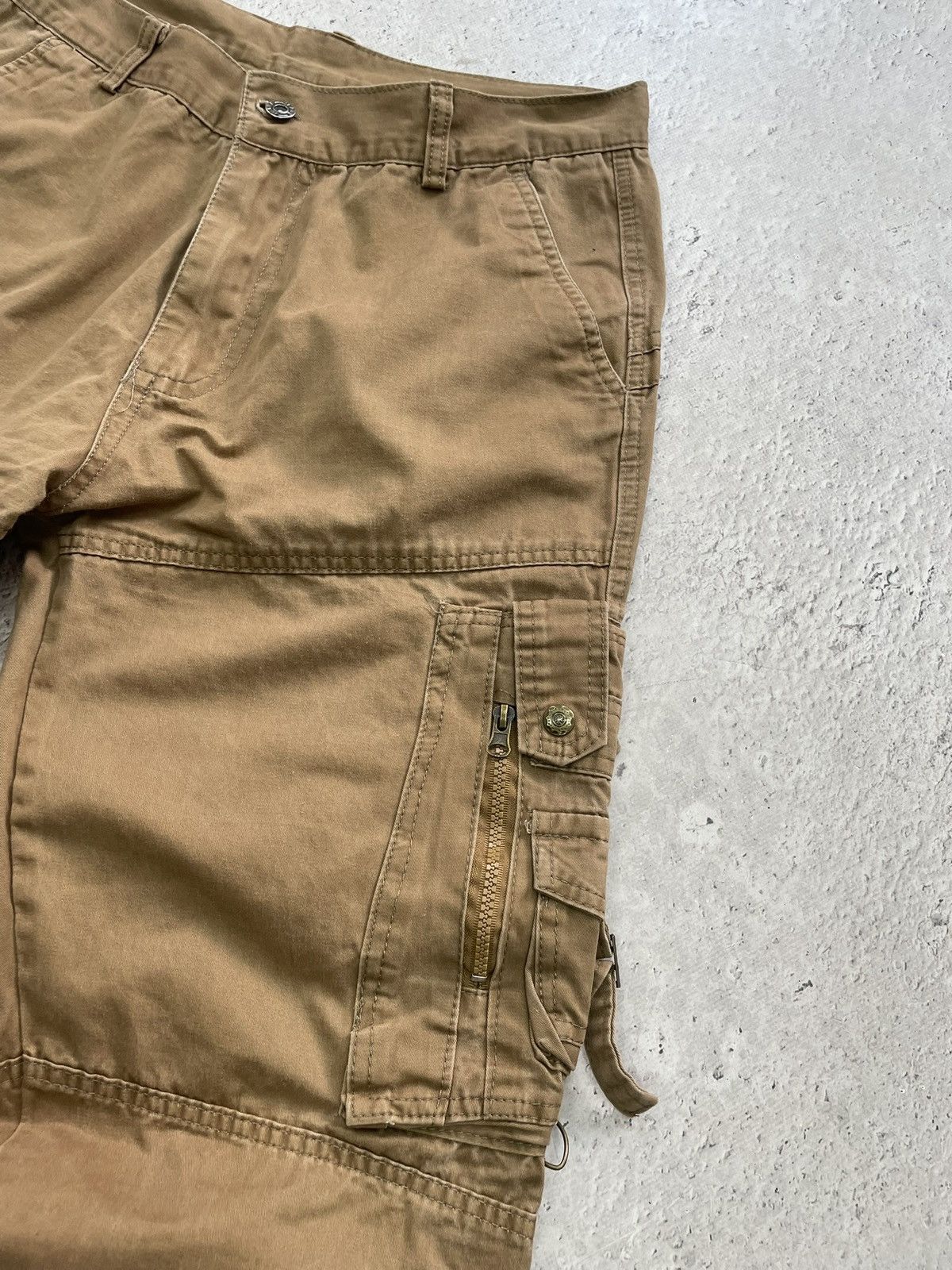 If Six Was Nine Cargo brown Multipocket ifsixwasnine style pants y2k Size US 32 / EU 48 - 8 Thumbnail