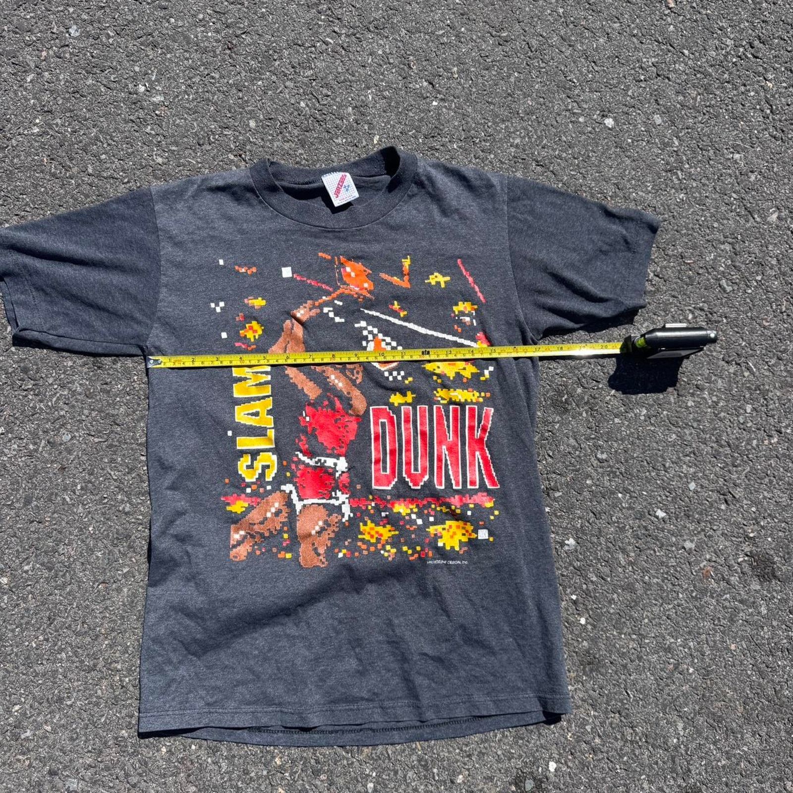 Jerzees Vintage 1991 NBA Slam Dunk Contest T-Shirt – Size Medium Size US M / EU 48-50 / 2 - 6 Thumbnail