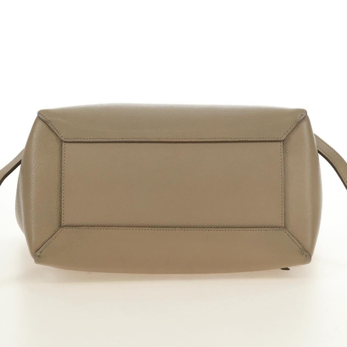 Celine Celine Leather Belt Bag Micro Handbag Beige Size ONE SIZE - 5 Thumbnail