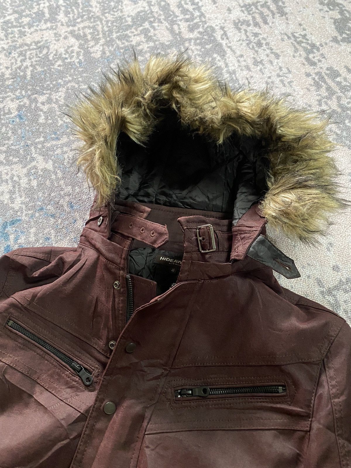 HIDEAWAYS Japanes Hide Away Fur Jacket Ifsix vkei style Size US M / EU 48-50 / 2 - 2 Thumbnail
