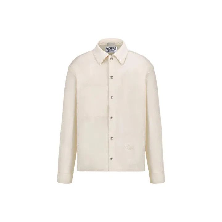 Dior Dior Logo Pattern Long Sleeve Shirt 0079 Size US M / EU 48-50 / 2 - 1 Thumbnail