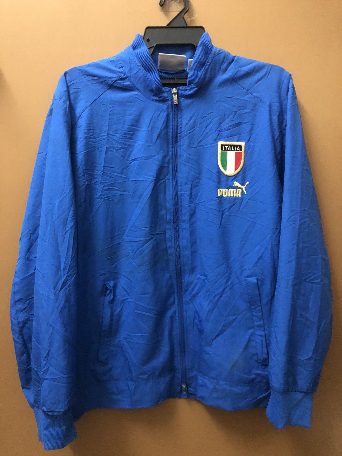 Puma × Vintage Puma italia full zip track blue national jacket soccer Size US L / EU 52-54 / 3 - 1 Thumbnail