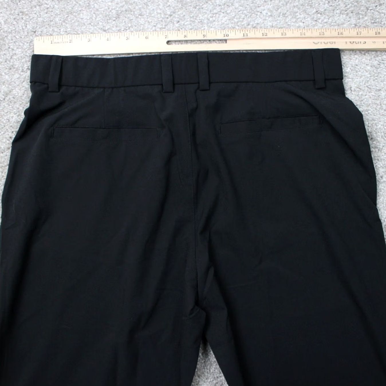 Vintage Libin Pants Mens 32 Black Waterproof UPF 50+ 100% Polyester Inseam 32" Regular Straight Ankle - NWT, 90s Theme, Casual Mens Clothing Size US 32 / EU 48 - 7 Thumbnail