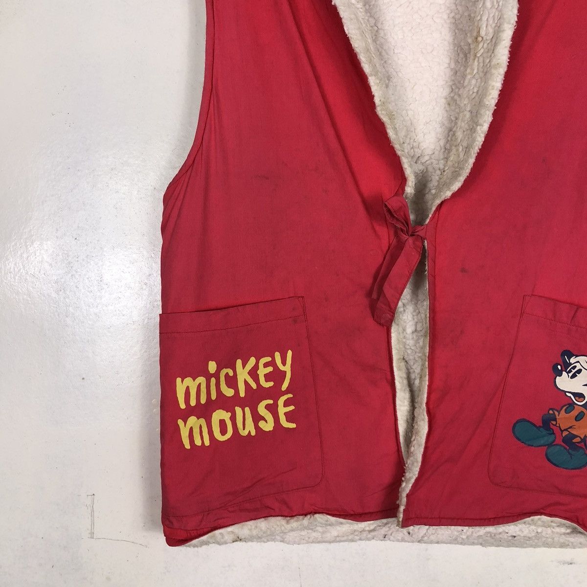 Japanese Brand 📌CARTOON NETWORK MICKEY MOUSE VEST JACKET BIG LOGO Size US M / EU 48-50 / 2 - 6 Thumbnail