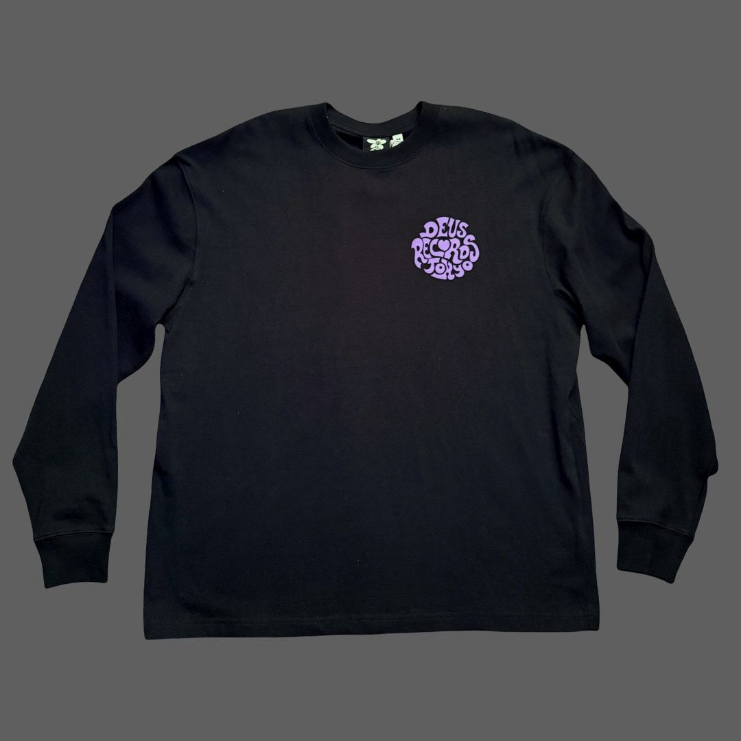 Deus Ex Machina Deus Ex Machina Paradigm Long Sleeve Tee Black Purple Size M Size US M / EU 48-50 / 2 - 1 Thumbnail