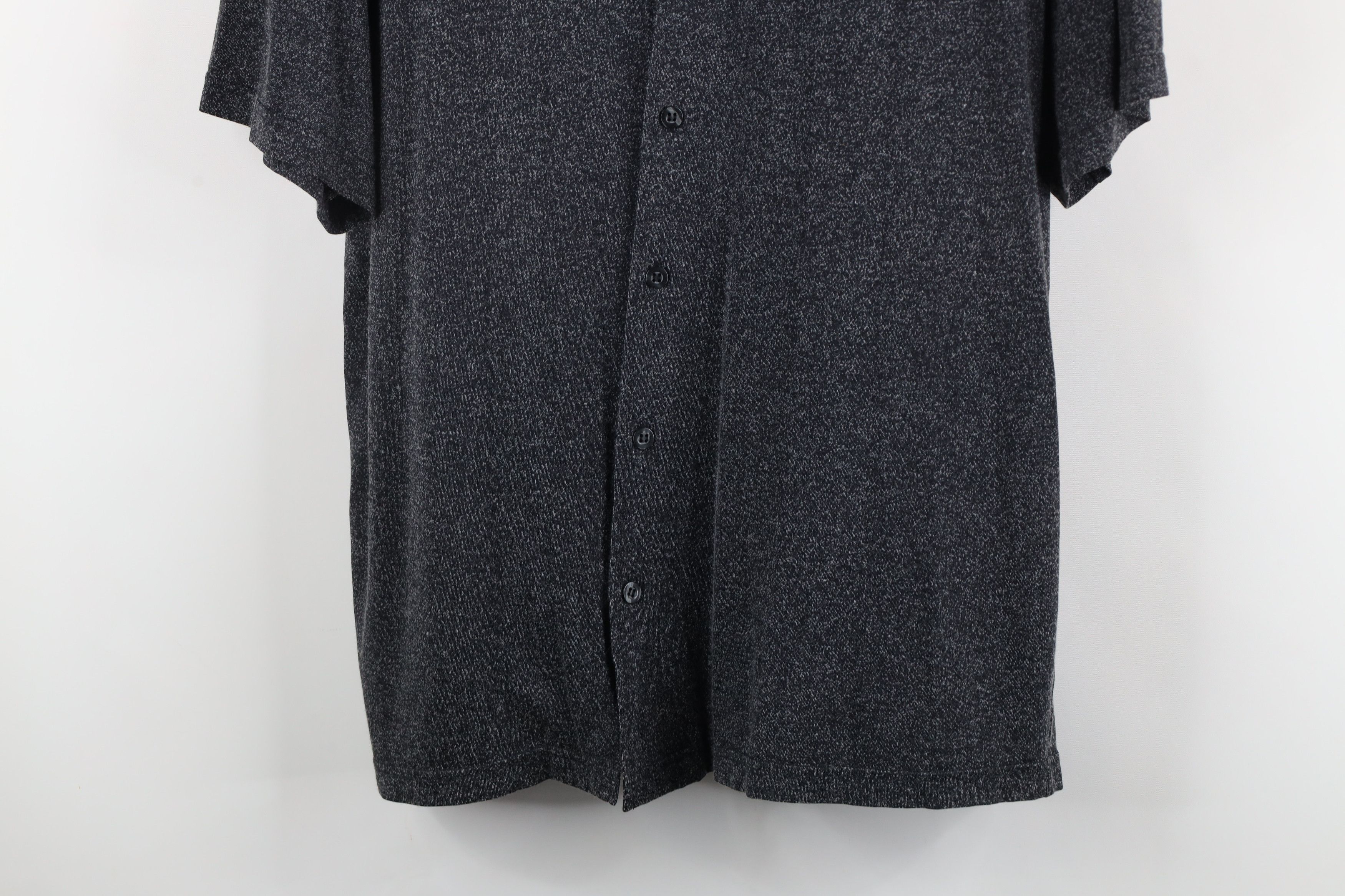 Vintage Vintage 90s Streetwear Blend Looped Collar Button Shirt Gray Size US L / EU 52-54 / 3 - 3 Thumbnail