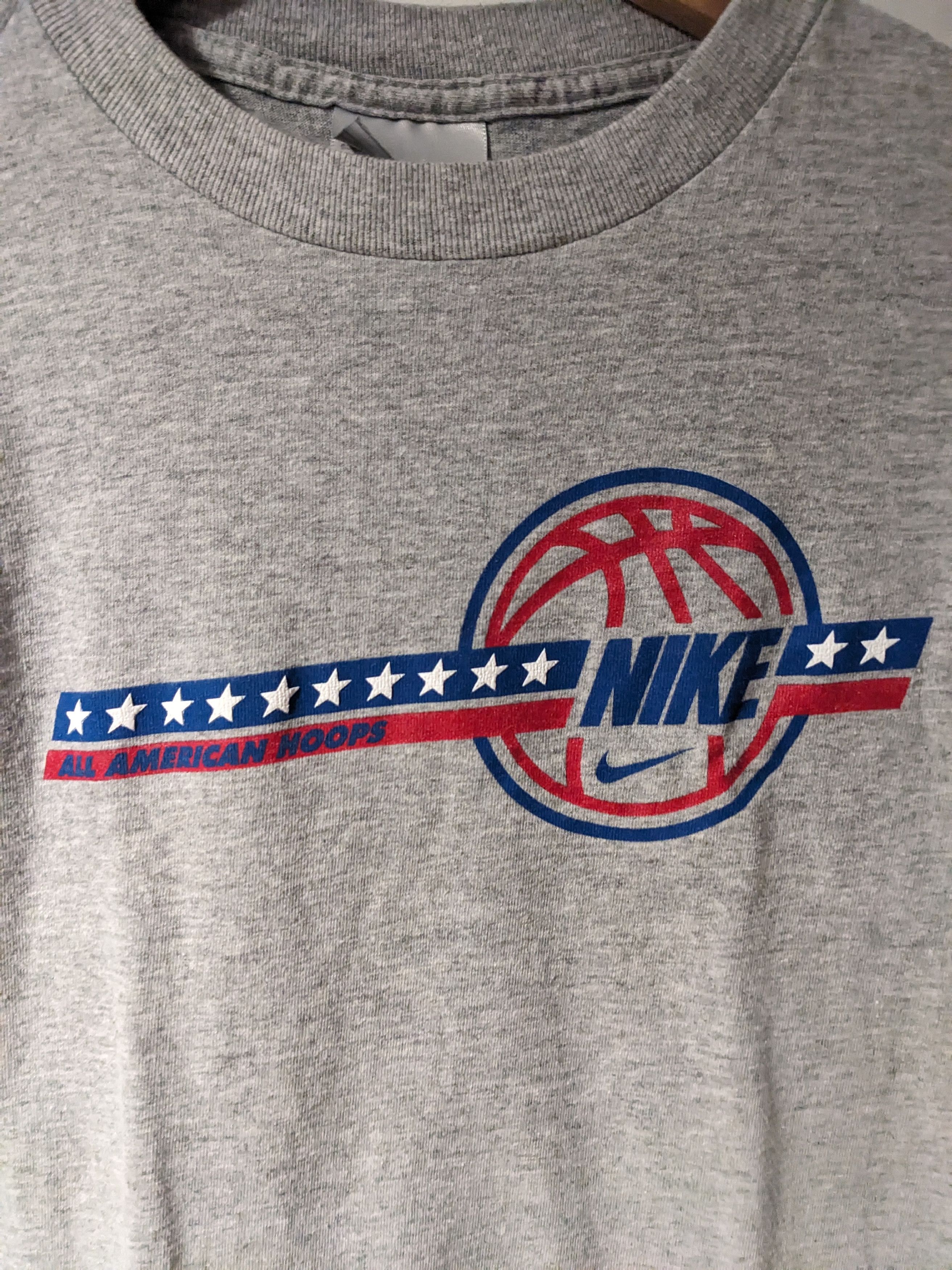 Nike × Vintage Vintage Y2K Nike Basketball American KIDS MED Long Sleeve Size US M / EU 48-50 / 2 - 2 Thumbnail