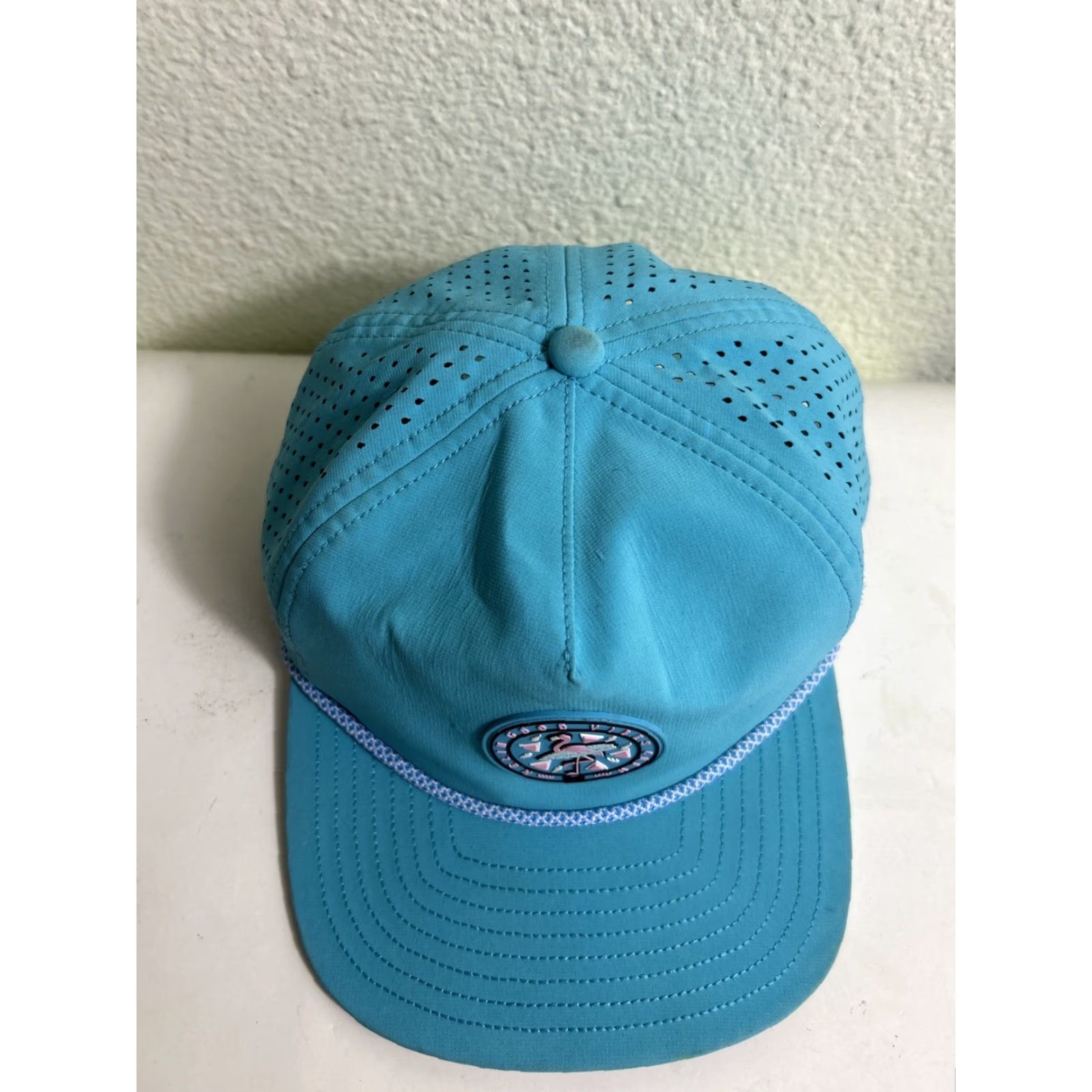 melin Melin Coronado Splash Hydro Neon Collection Blue Snapback Hat Mens 58cm Adjustable Breathable Moisture Wicking Colorful Cap Snapback? Size ONE SIZE - 5 Thumbnail
