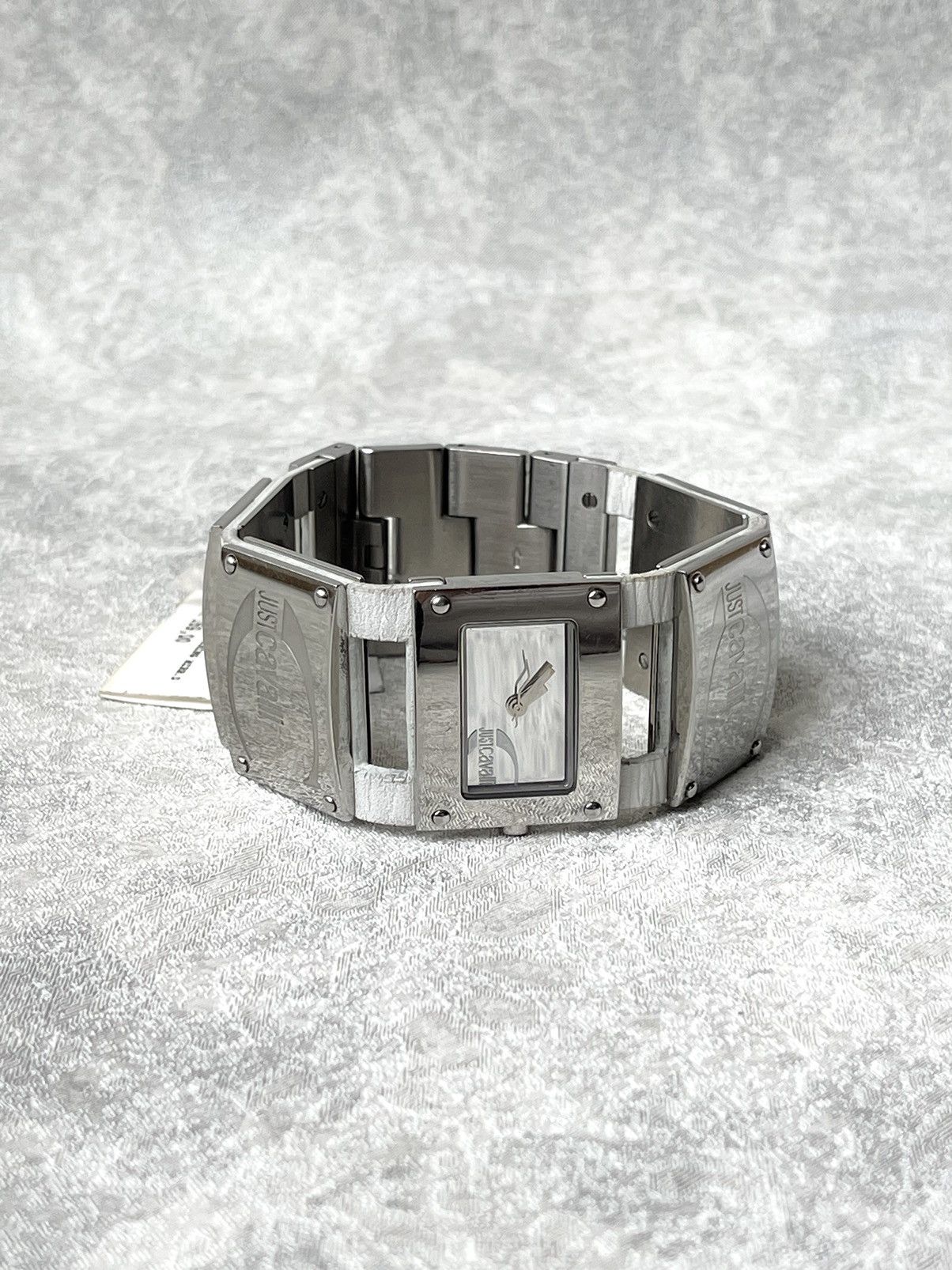 Just Cavalli Archive Just Cavalli Y2K Mirror Logo Bracelet Watch Silver Size ONE SIZE - 4 Thumbnail