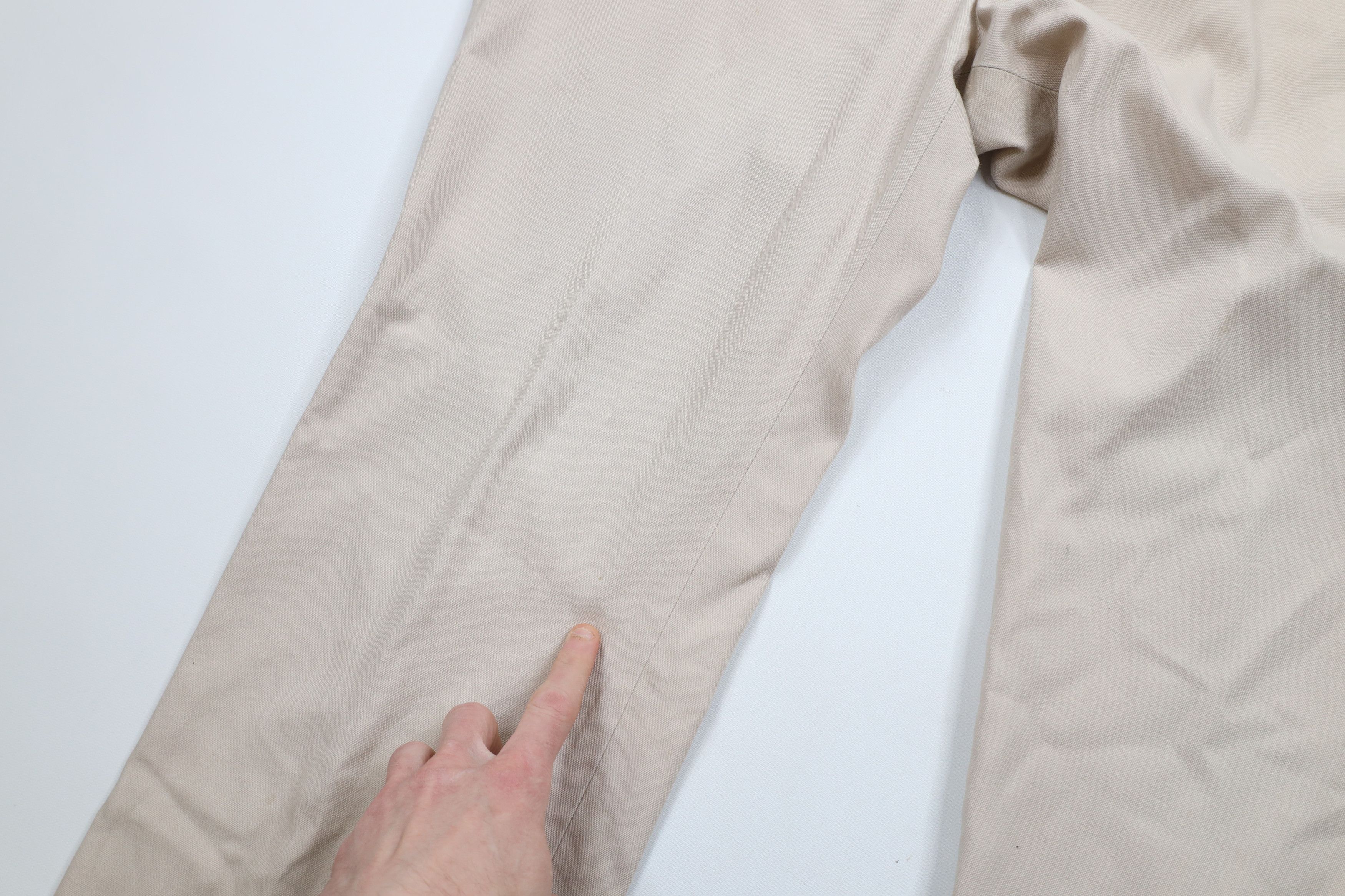 Vintage × Wrangler Vintage 70s Wrangler Wide Leg Chino Pants Slacks Beige USA Size US 34 / EU 50 - 7 Thumbnail