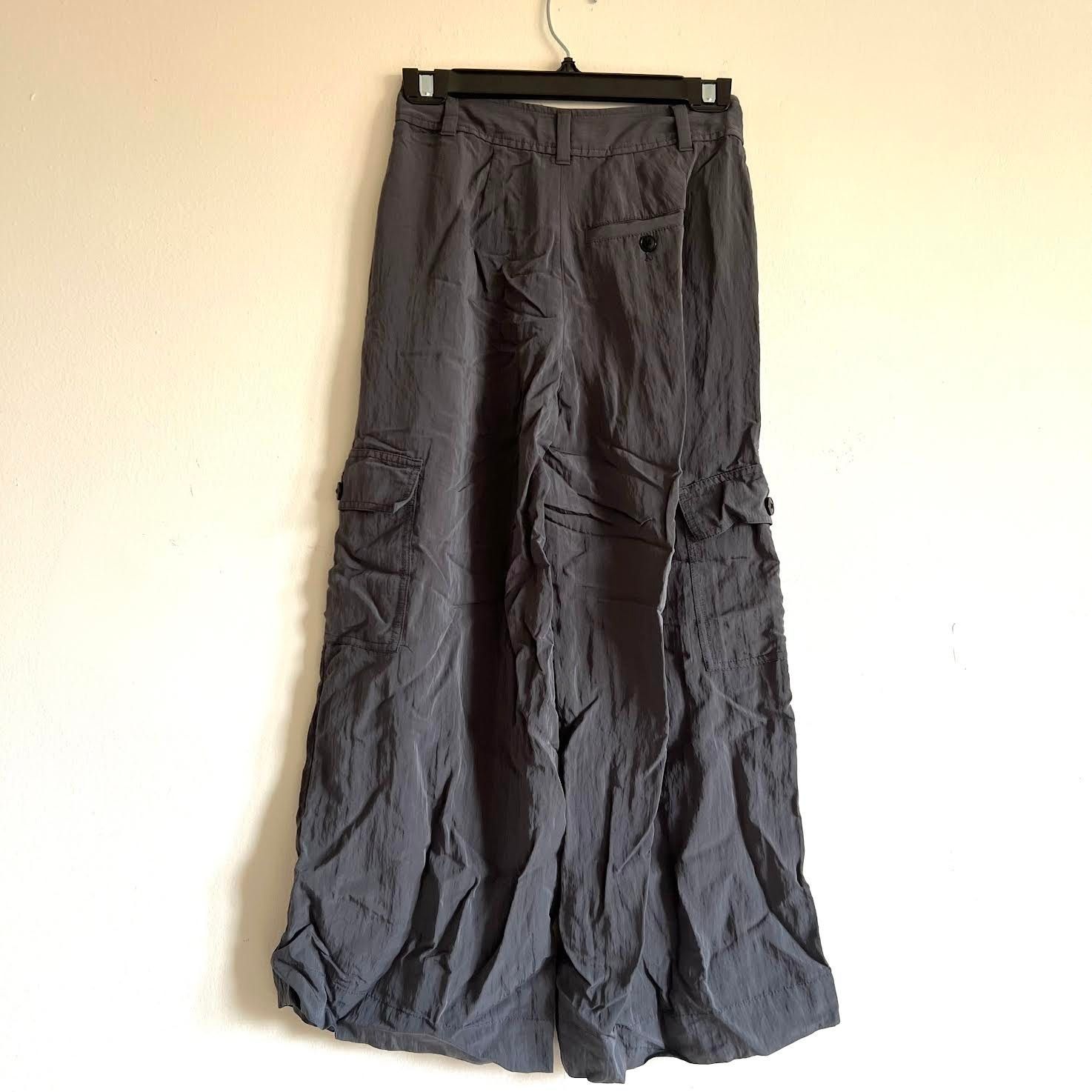 Madewell Madewell the petite harlow wide-leg cargo pant size 00P Size 24" / US 00 / IT 34 - 3 Thumbnail