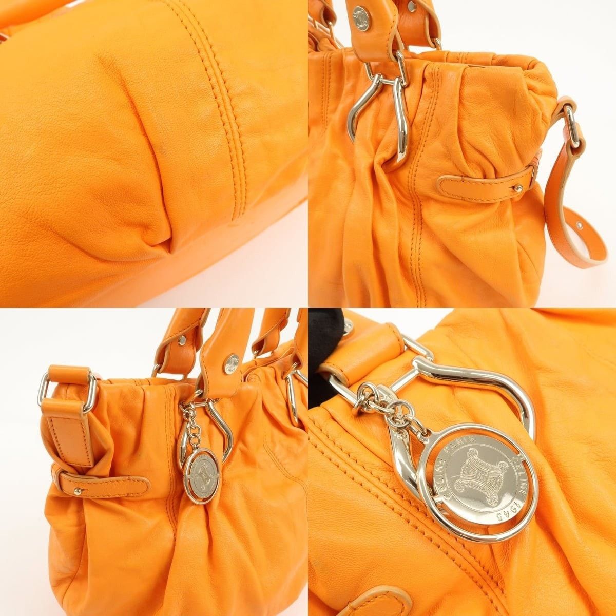 Celine Celine Bittersweet Calfskin Shoulder Bag Orange Size ONE SIZE - 6 Thumbnail