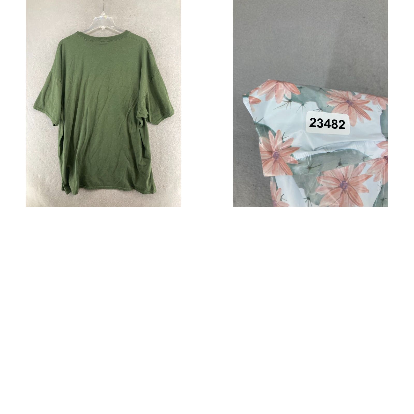 Jerzees JERZEES Shirt Mens 3XL Green Logo Graphic Print Crew Neck Short Sleeve Classic Fit Jersey Cotton Polyester T-Shirt Size US XXL / EU 58 / 5 - 8 Thumbnail