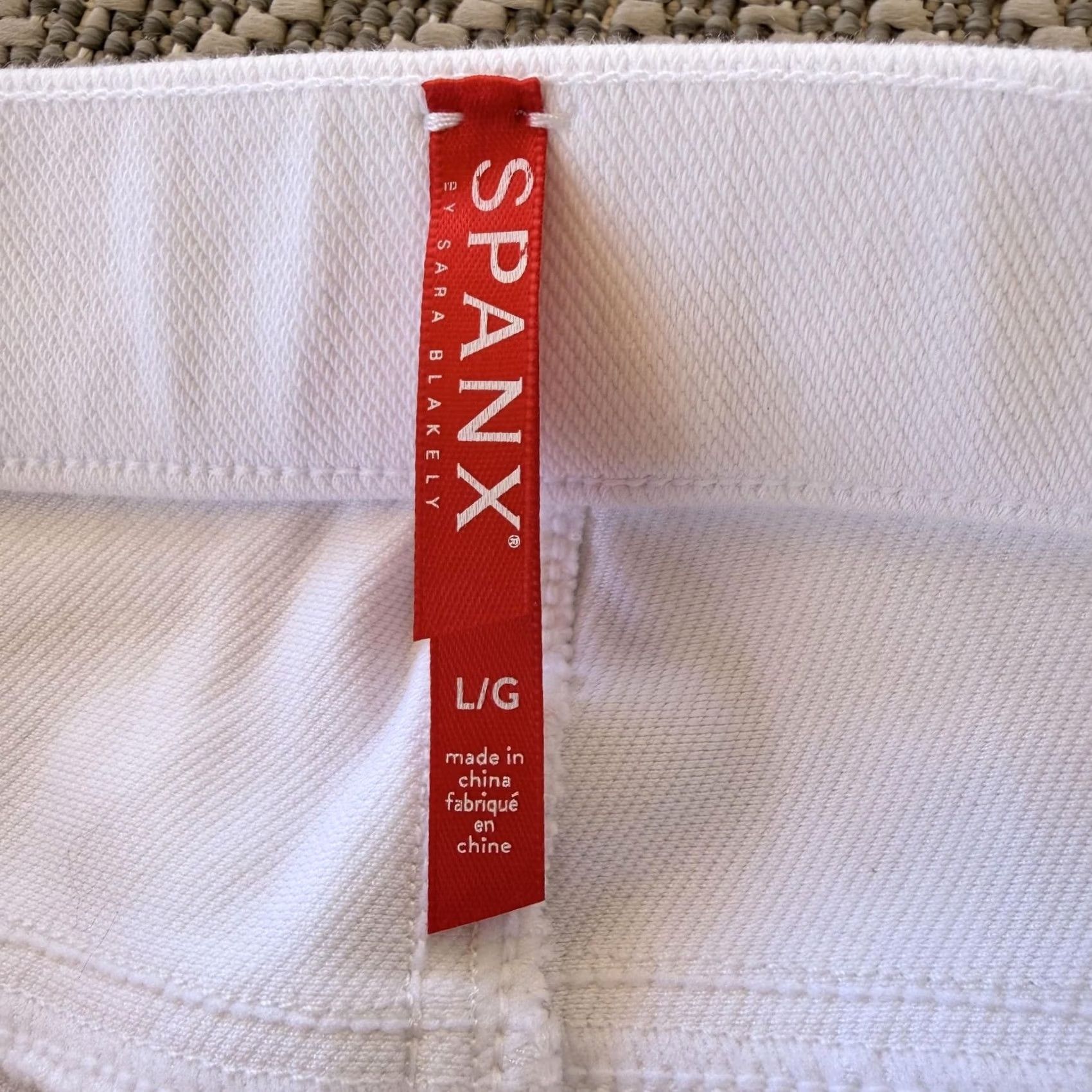 Spanx Spanx Leggings Womens L White High Rise Shaping Stretch Pull On Jegging Pants Size 36" / US 14 / IT 50 - 7 Thumbnail