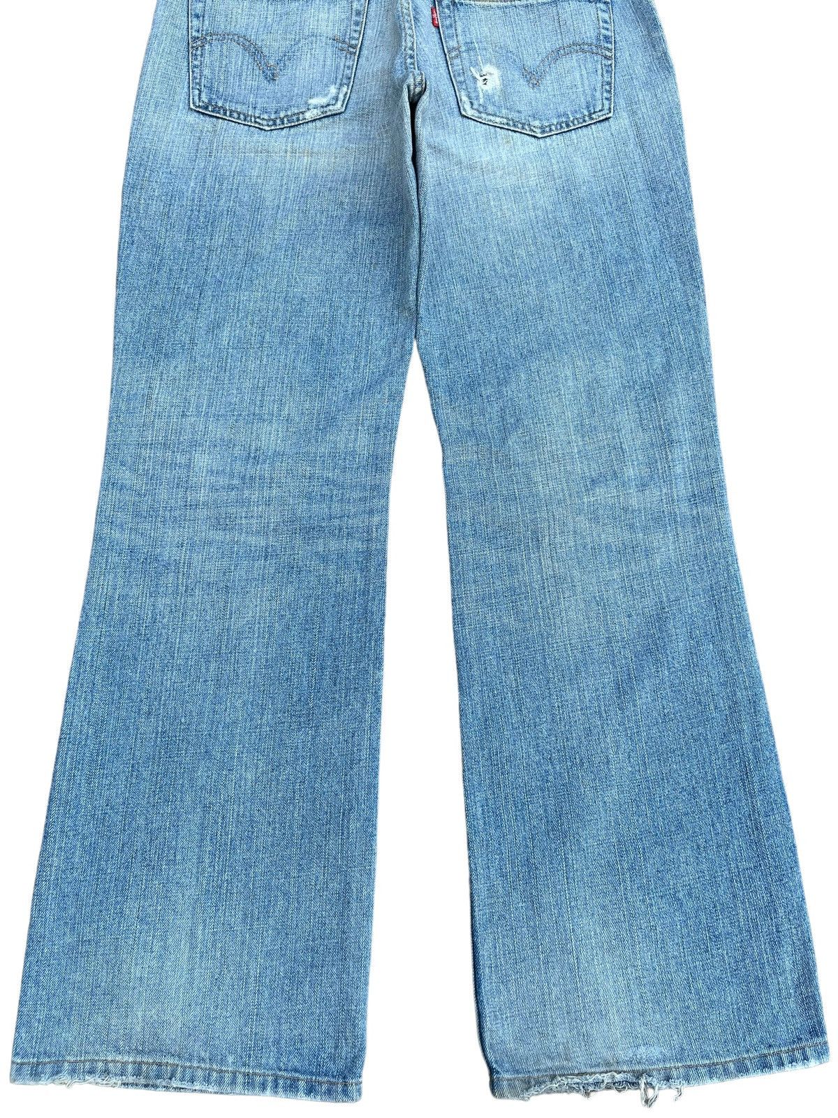 Levi's Vintage Clothing × Vintage Vintage Y2K Levi’s Grunge Blue Washed Distressed Baggy Jeans Size US 35 - 6 Thumbnail