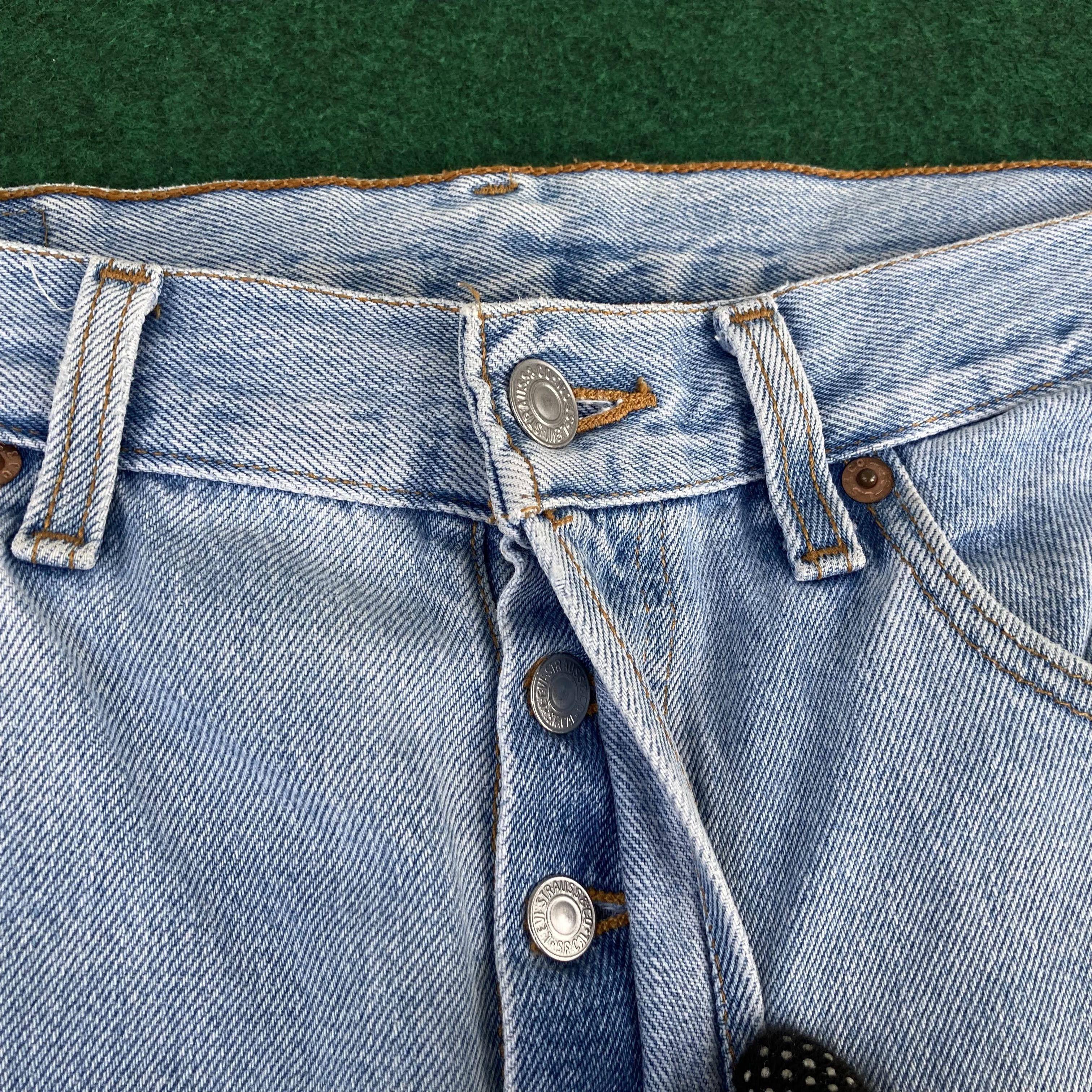Levi's × Vintage Vtg Levis 501 Short Jorts Rolling Stones Jeans Size US 32 / EU 48 - 3 Thumbnail