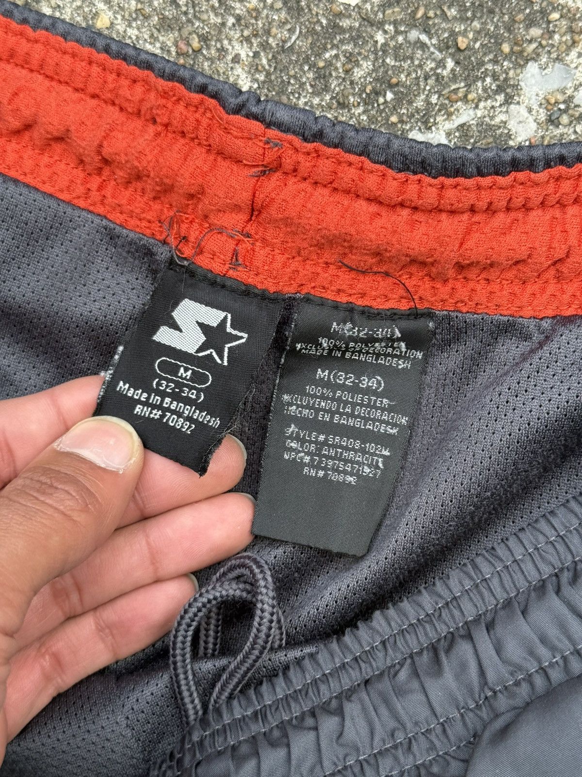 Starter Vtg Starter Dark Grey Track Pants Size US 32 / EU 48 - 3 Thumbnail