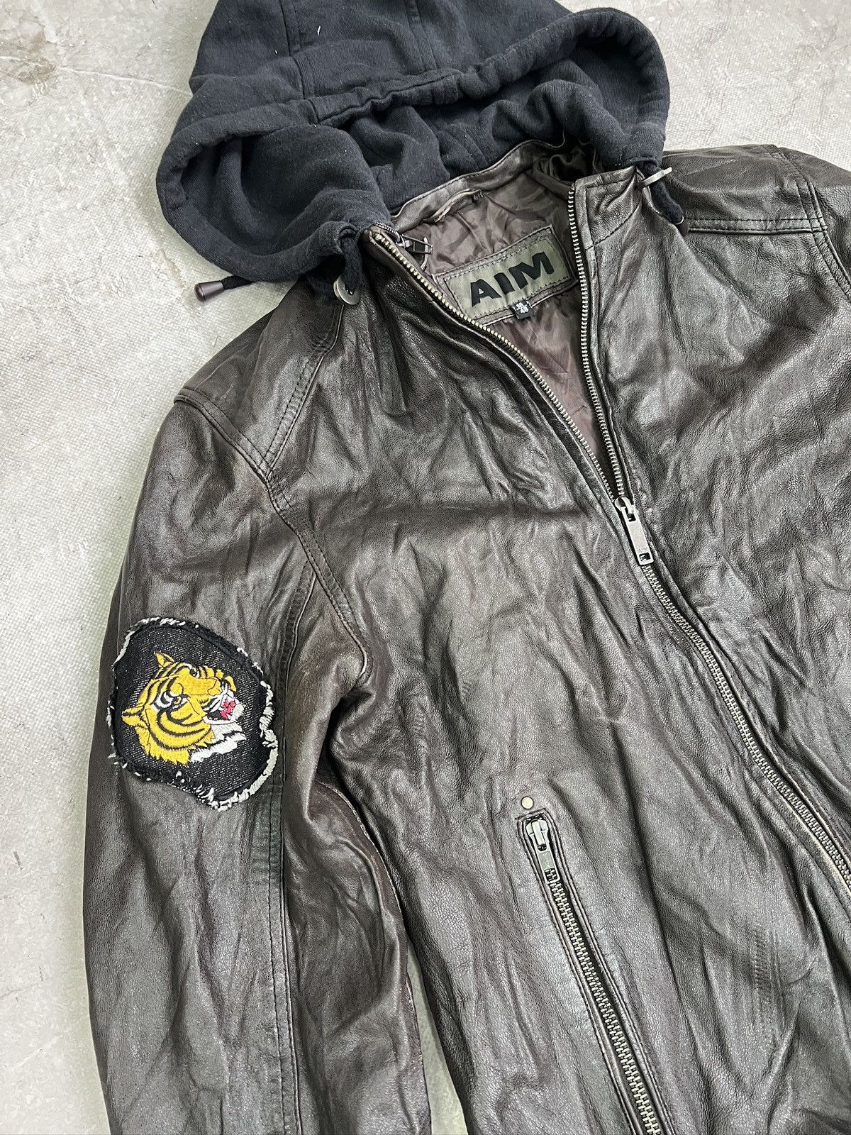 Diesel Diesel style leather hood avant garde leather jacket y2k Size US M / EU 48-50 / 2 - 3 Thumbnail
