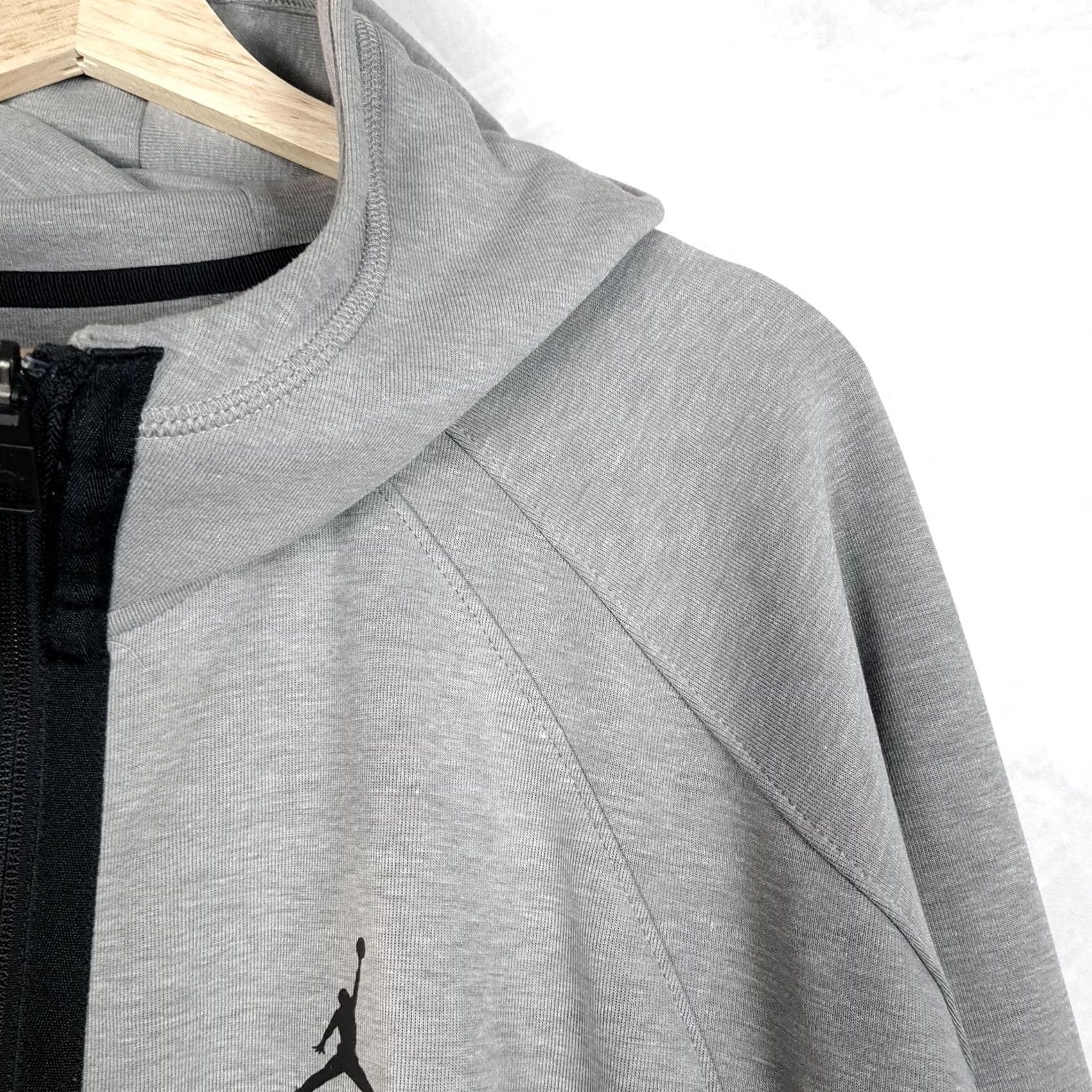 Jordan Brand Jordan Dri-FIT Hoodie Mens 2XL Gray Full Zip Jumpman Sweatshirt Size US XXL / EU 58 / 5 - 3 Thumbnail