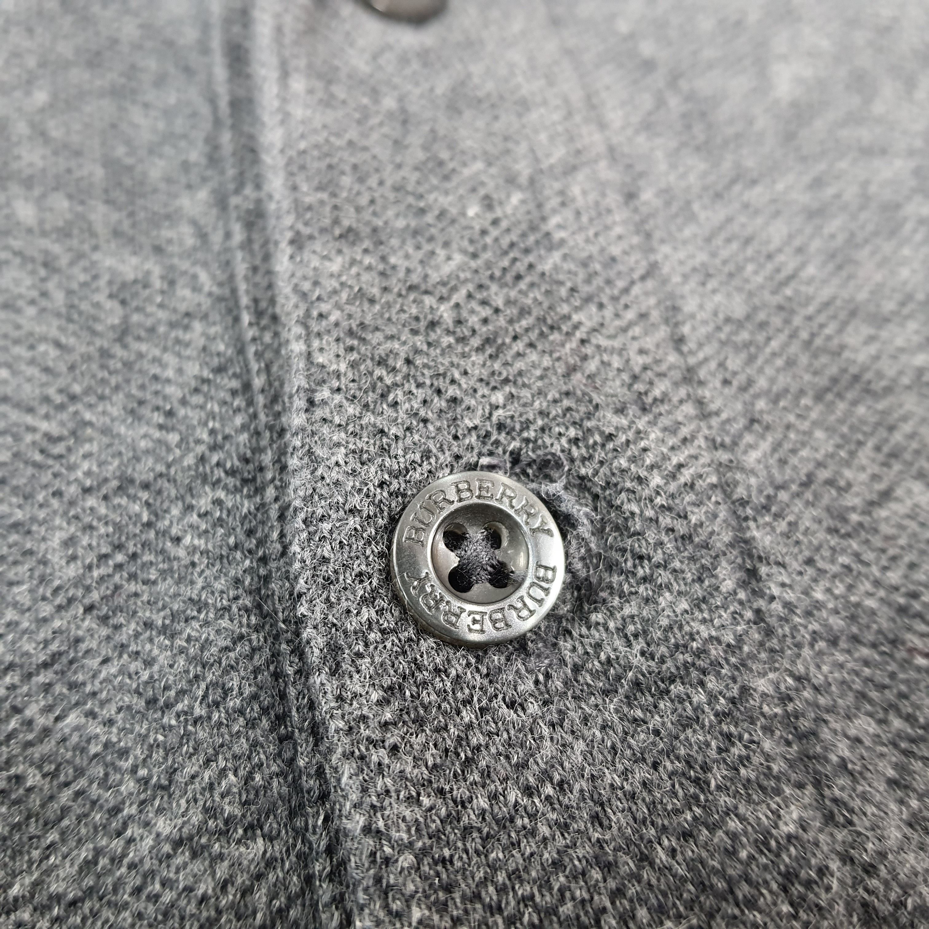 Burberry × Vintage Vintage Burberry London Nova Check Designer Polo Shirt Size US L / EU 52-54 / 3 - 7 Thumbnail