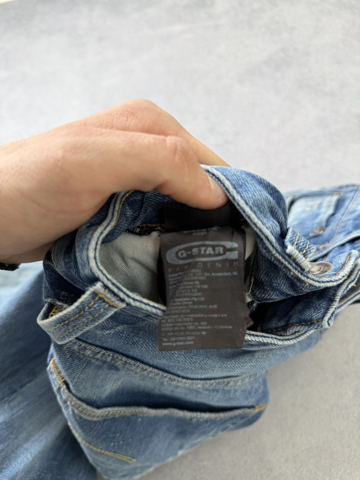 Hedi Slimane 2000s Edwin Hedi Slimame Style Washed Distressed Denim Jeans Size US 33 - 11 Thumbnail