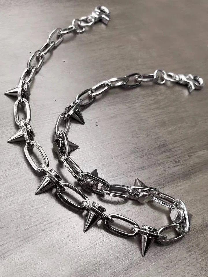 Jewelry Punk Spike Pants Chain Size ONE SIZE - 4 Thumbnail