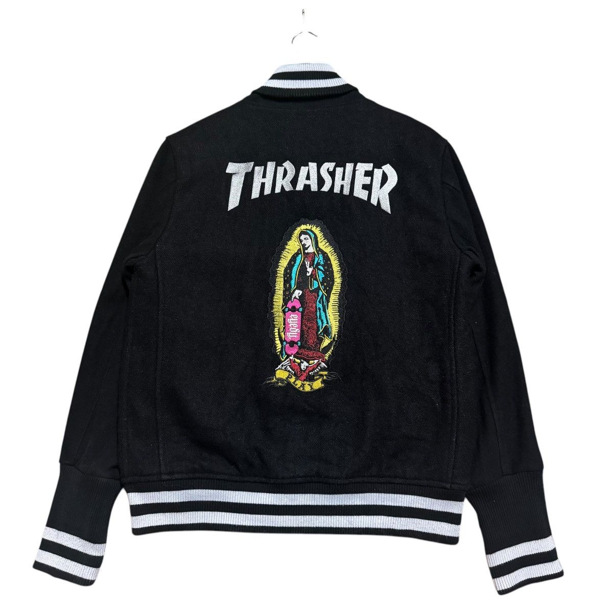 Japanese Brand Eye Candy X Thrasher Magazine Baseball Varsity Jacket Size US M / EU 48-50 / 2 - 1 Thumbnail