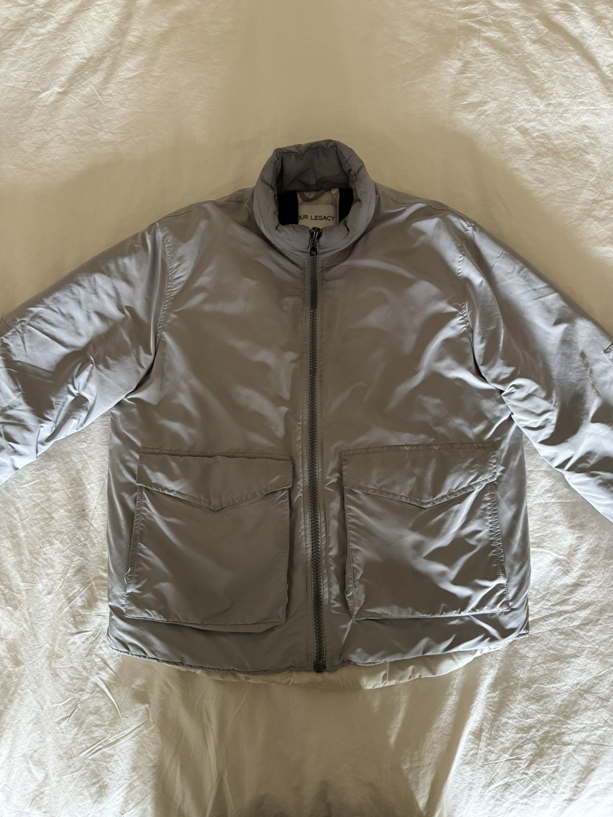 Our Legacy Silver Bullet Puffed Funnel Jacket Size US S / EU 44-46 / 1 - 1 Thumbnail