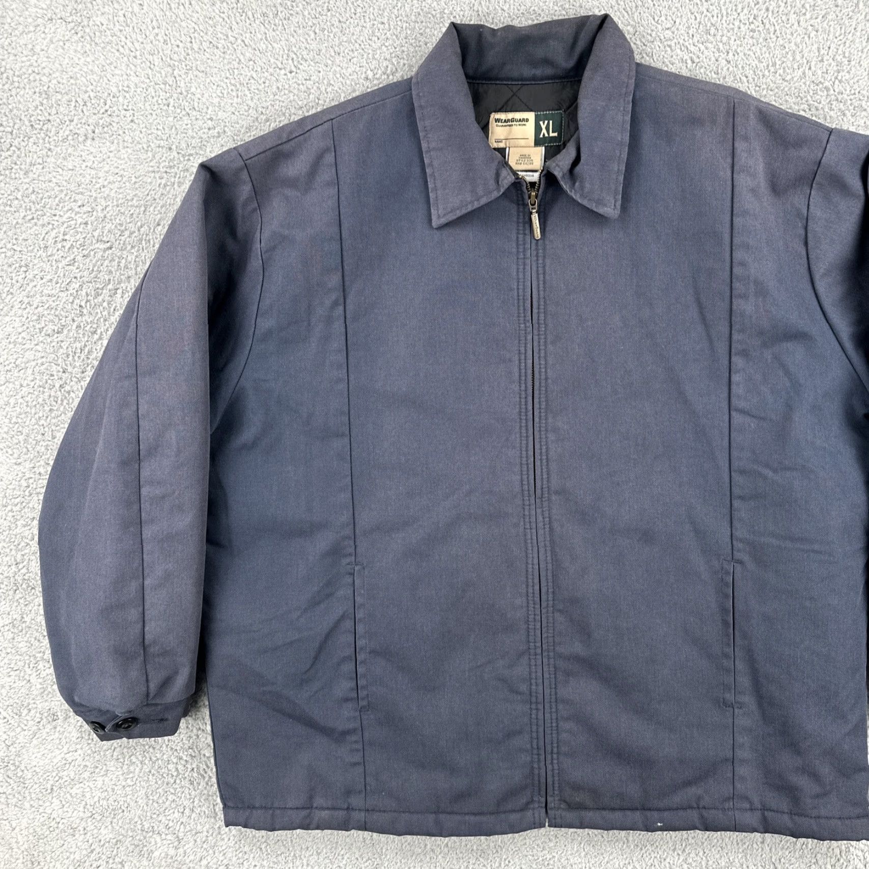 Vintage VINTAGE Wear Guard 90s Y2K Jacket XL Blue Quilt Lined Workwear Mens Size US XL / EU 56 / 4 - 3 Thumbnail