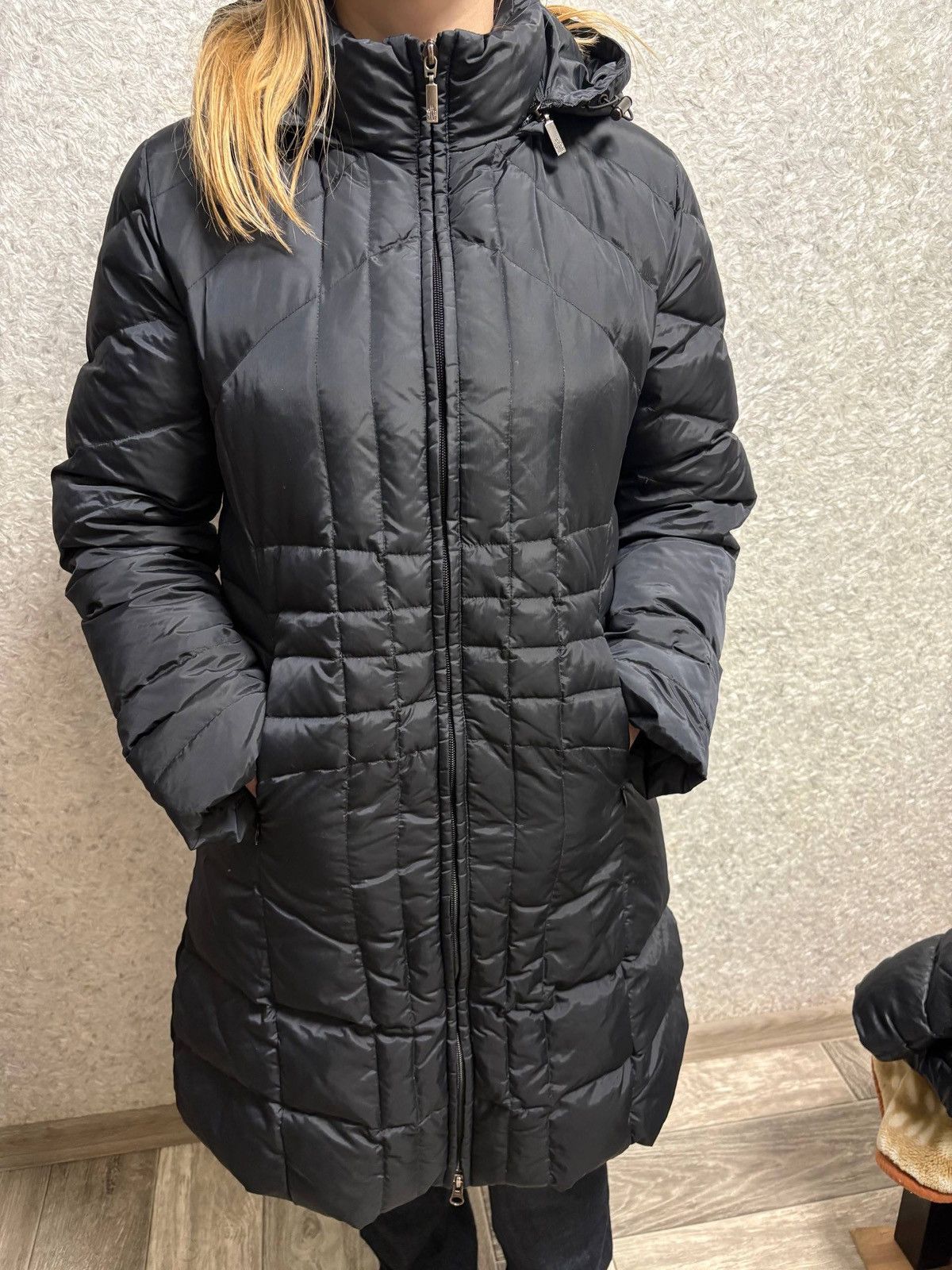 Moncler Moncler Long Black Puffer Coat | Kids 14/164, Fits Women's M Size S / US 4 / IT 40 - 4 Thumbnail