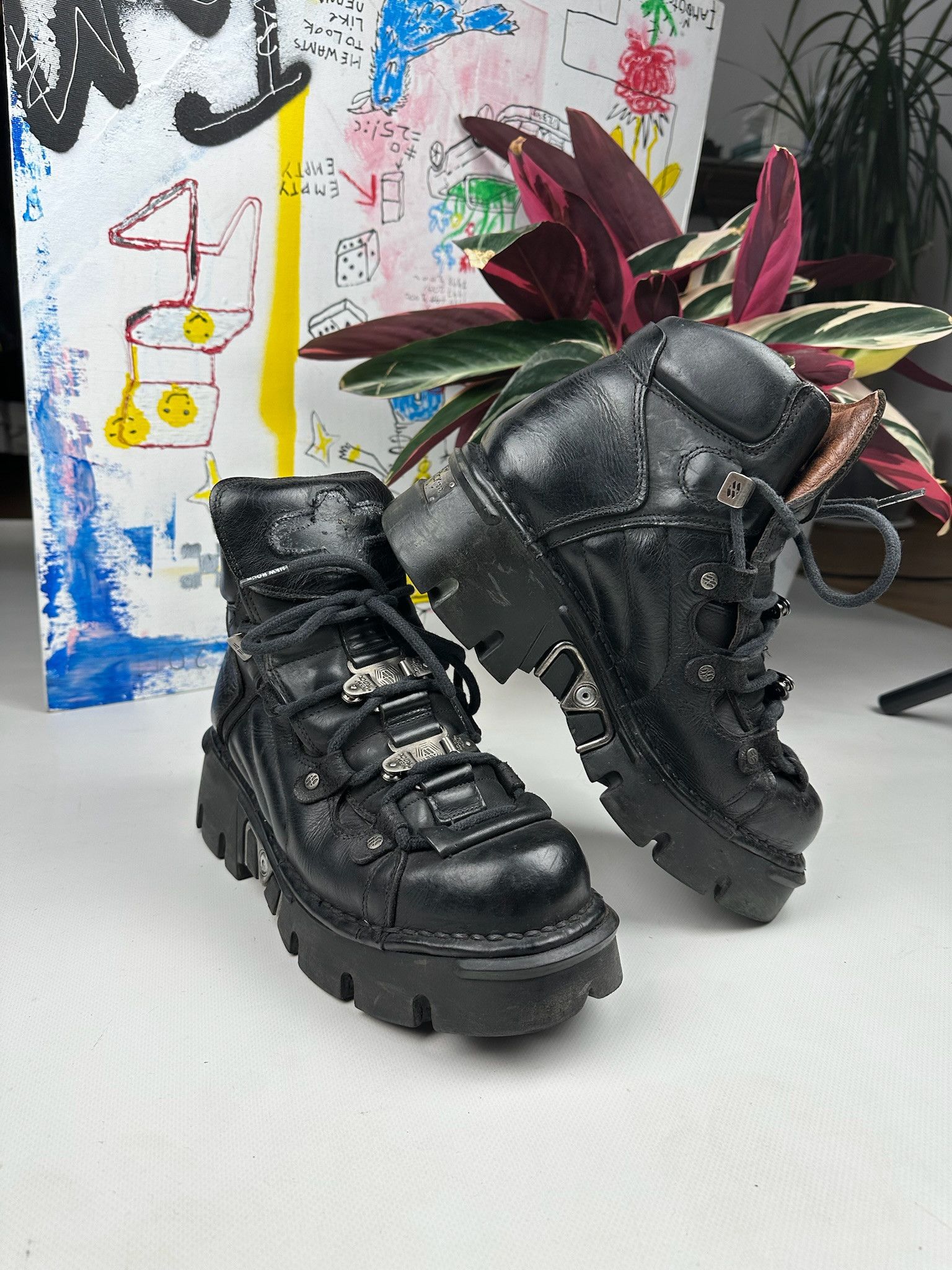 New Rock New Rock boots gothic 41 y2k Size US 11 / IT 41 - 1 Thumbnail