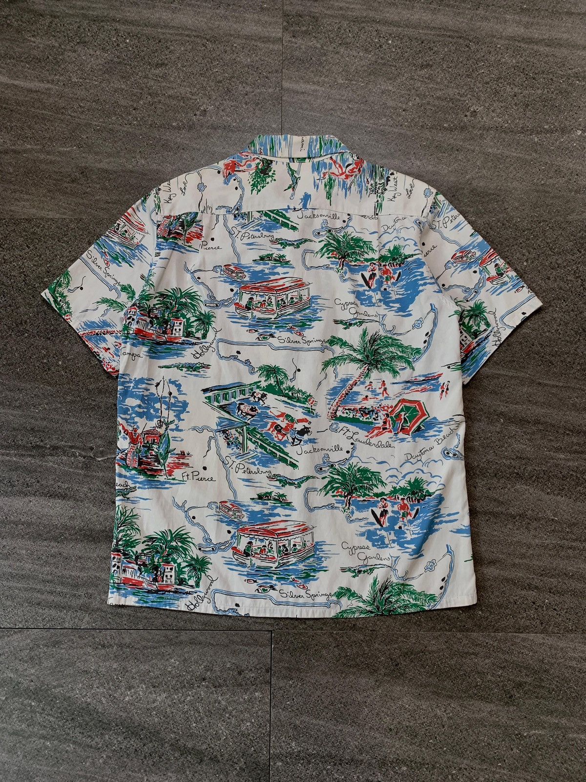 Visvim FREE TAX! Duke Camp Collar Printed Shirt Size US S / EU 44-46 / 1 - 5 Thumbnail