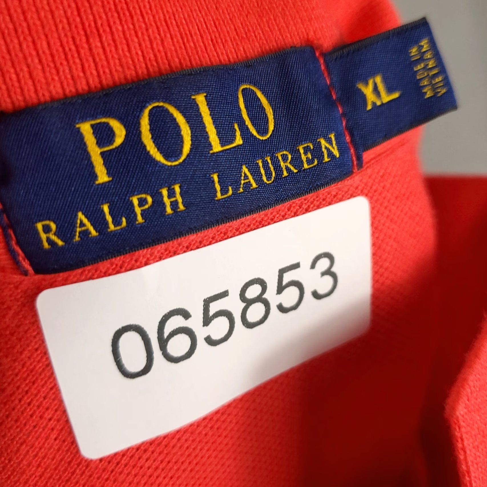 Ralph Lauren Ralph Lauren Polo Shirt Mens XL Red Blue Pony Casual Short Sleeve Size US XL / EU 56 / 4 - 6 Thumbnail