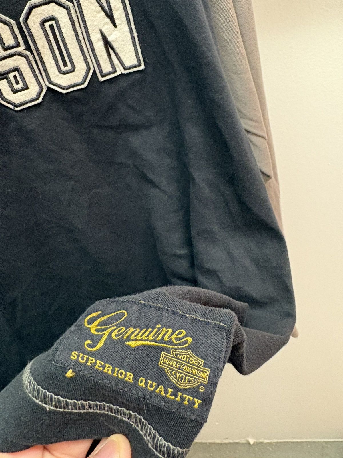 Harley Davidson × Vintage Vintage Harley Davidson Long Sleeve Size US L / EU 52-54 / 3 - 4 Thumbnail