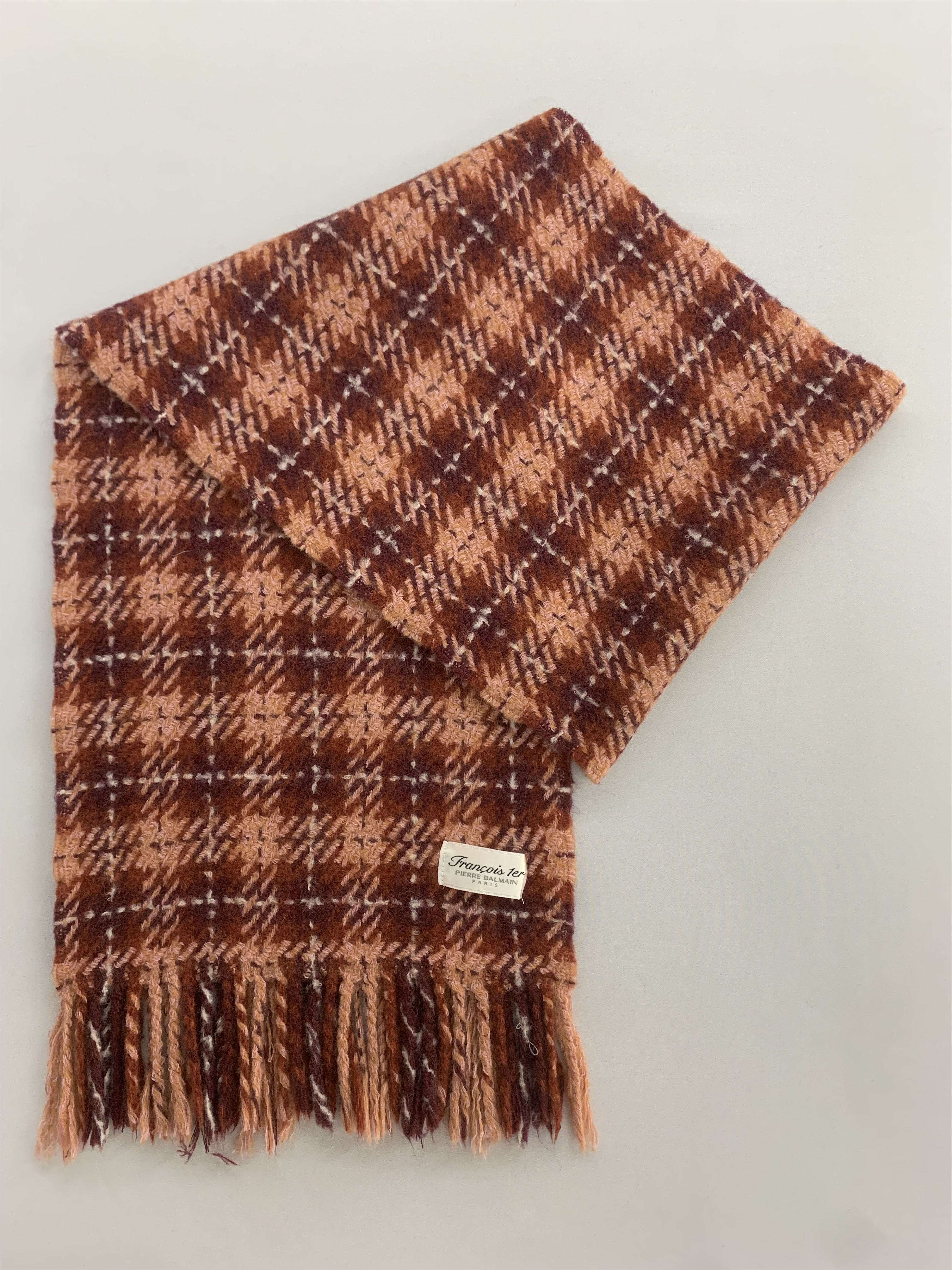 Pierre Balmain 80s Pierre Balmain Scarf Wool Muffler Neck Wrap BL2071 Size ONE SIZE - 2 Thumbnail